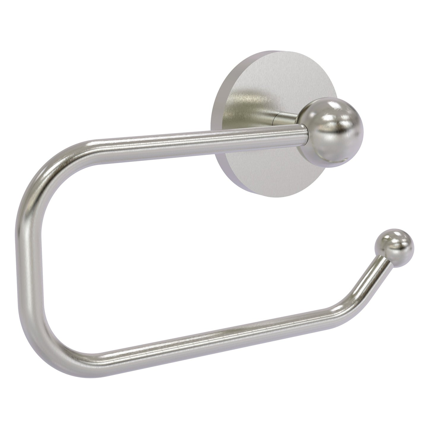 Allied Brass Prestige Skyline 8" x 7" Satin Nickel Solid Brass European Style Toilet Tissue Holder