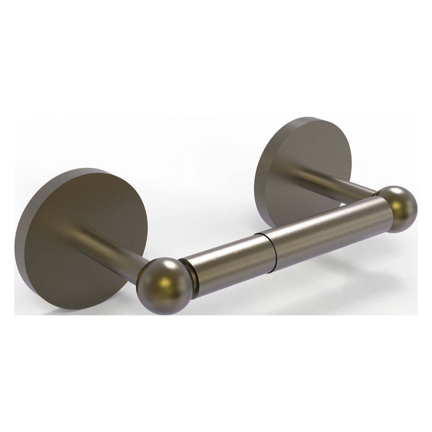 Allied Brass Prestige Skyline 8.7" x 5" Antique Brass Solid Brass 2-Post Toilet Tissue Holder