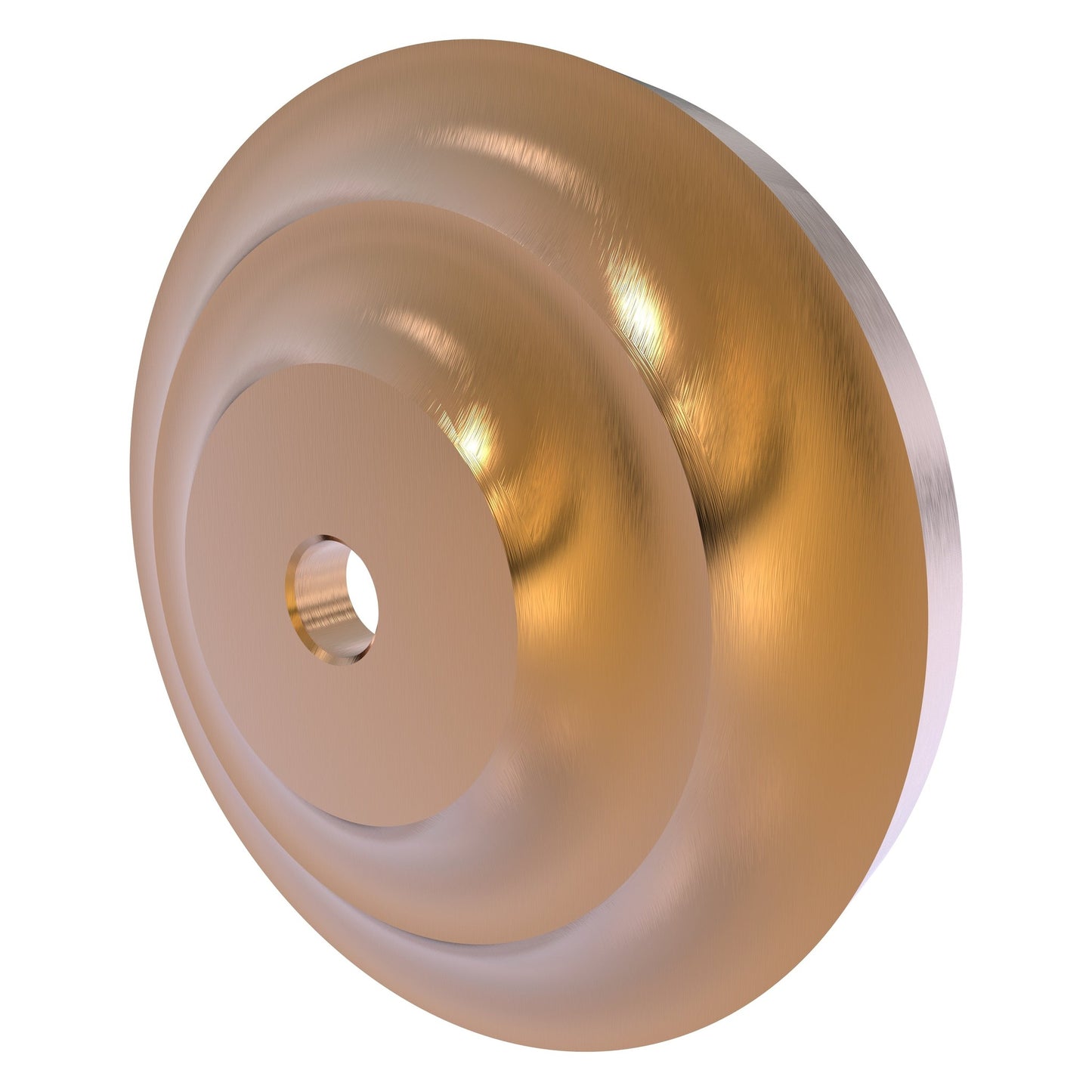 Allied Brass Que New QN-98-BBR Brushed Bronze Shower Curtain Rod Brackets