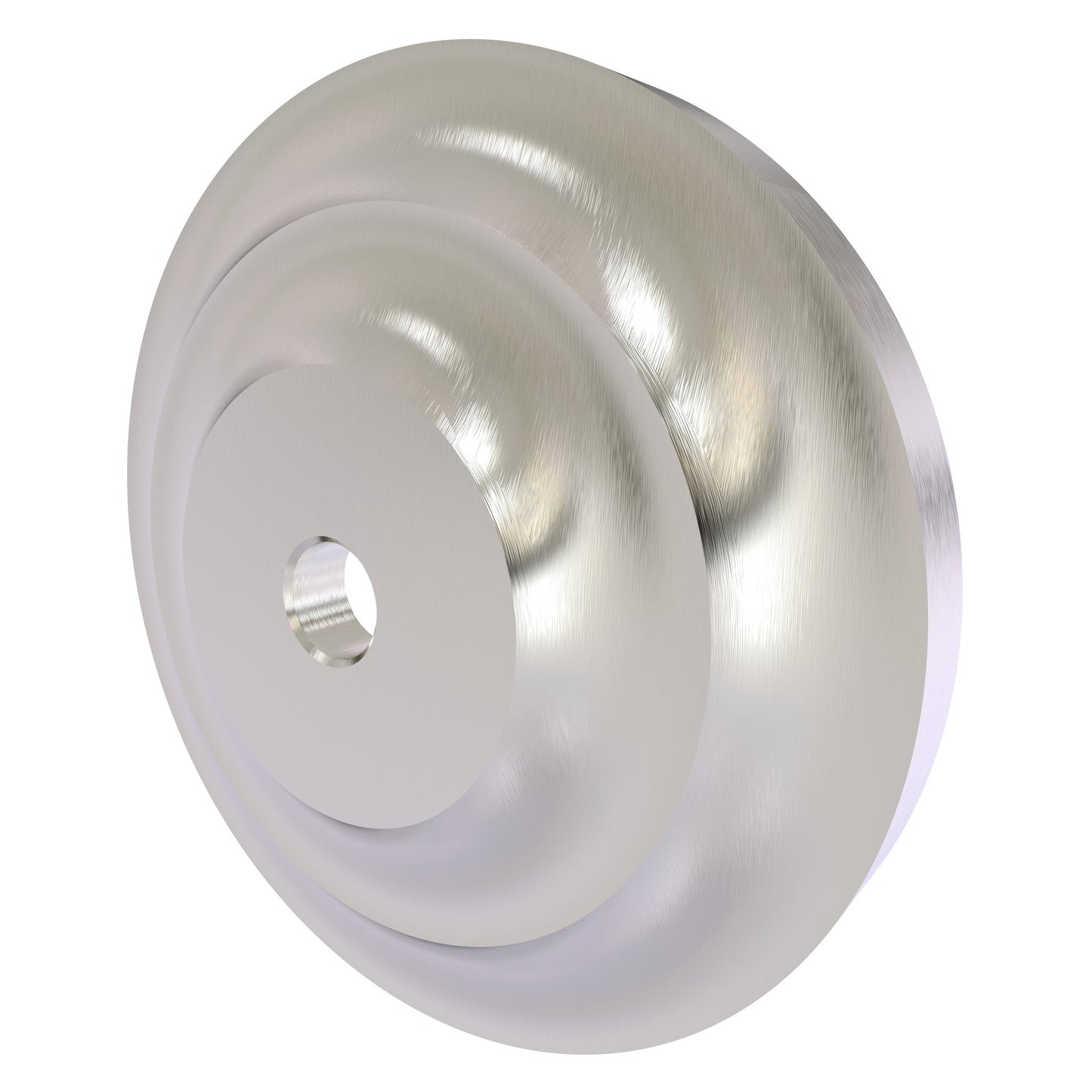 Allied Brass Que New QN-98-SN Satin Nickel Shower Curtain Rod Brackets