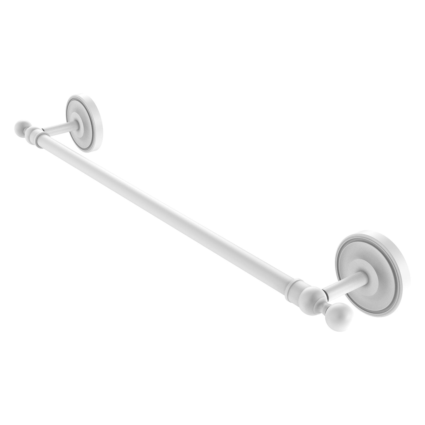 Allied Brass Regal R-41/18-WHM 18" Matte White Towel Bar