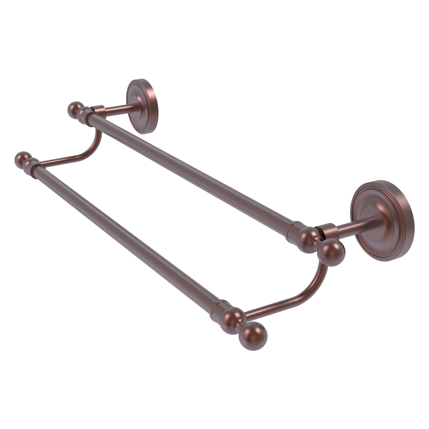 Allied Brass Regal R-72/18-CA 18" Double Antique Copper Towel Bar