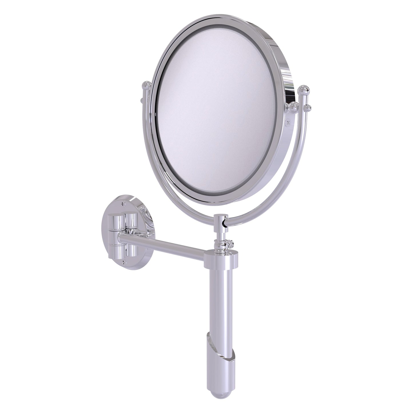 Allied Brass SHM-8/5X-PC Soho 8" Polished Chrome Wall-Mounted Make-Up Mirror With 5X Magnification