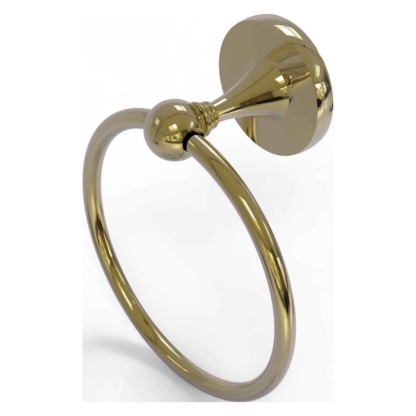 Allied Brass SL-16-UNL Shadwell Unlacquered Brass Towel Ring
