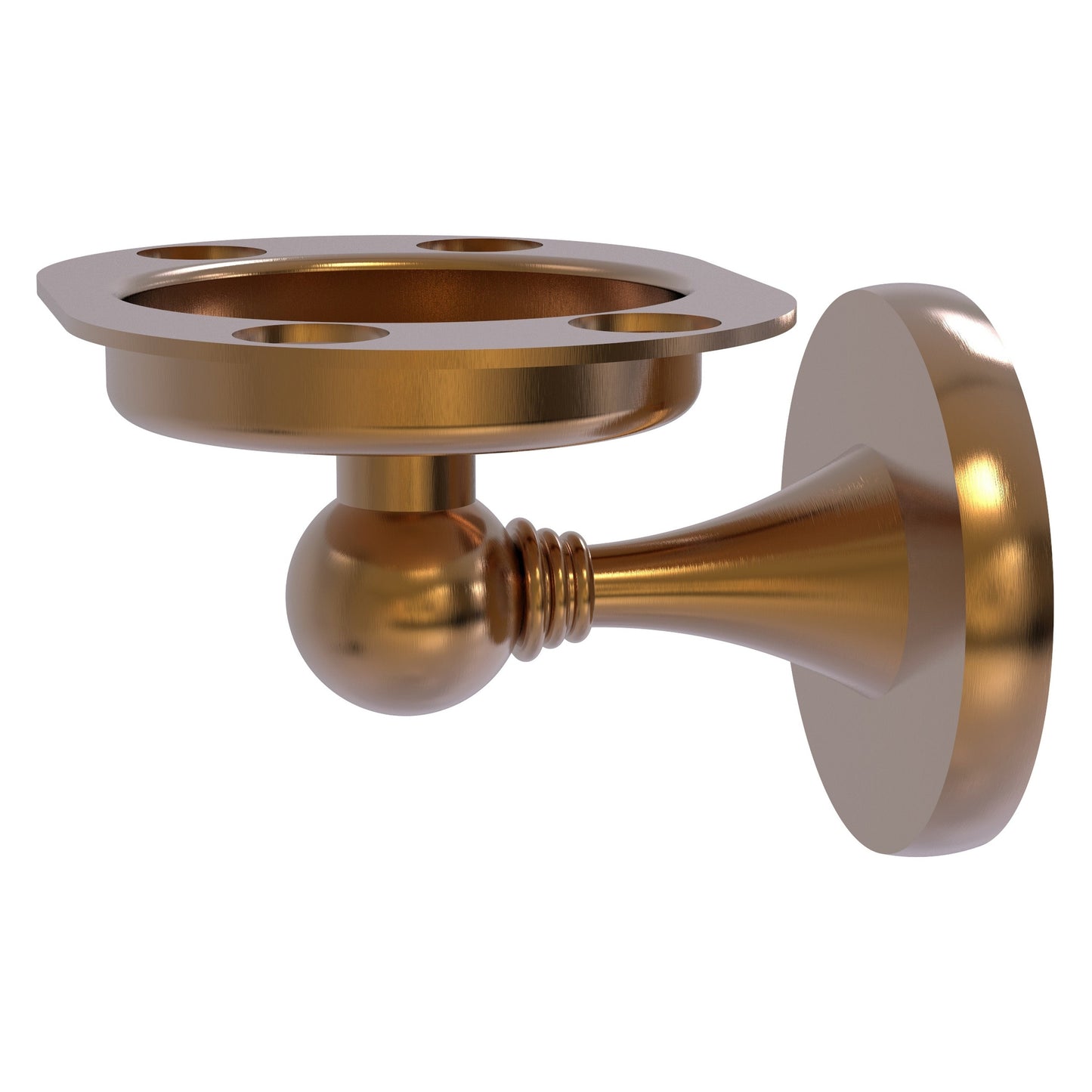 Allied Brass SL-26-BBR Shadwell Brushed Bronze Tumbler Toothbrush Holder