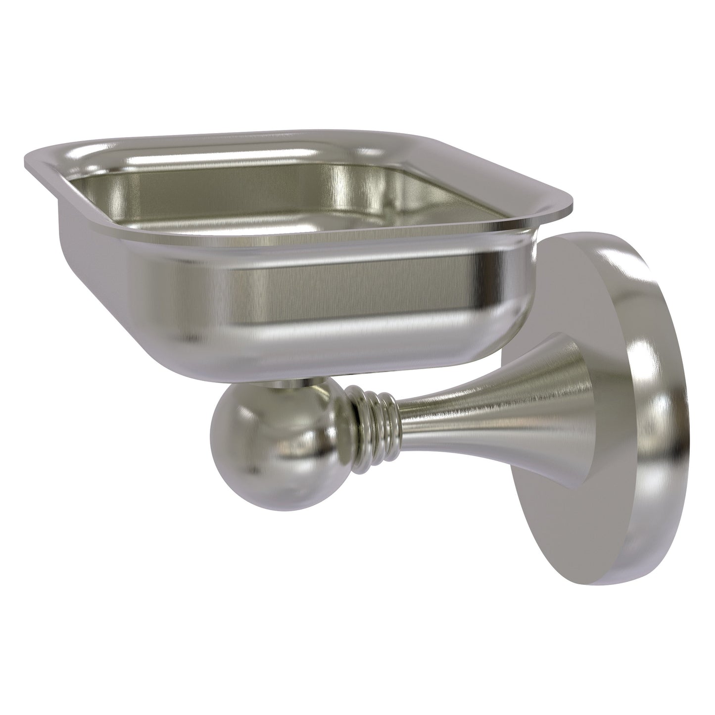 Allied Brass SL-32-SN Shadwell Satin Nickel Wall Mounted Soap Dish
