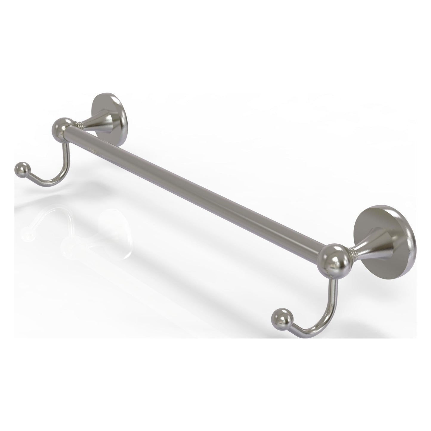 Allied Brass SL-41-18-HK-SN Shadwell 18" Satin Nickel Towel Bar