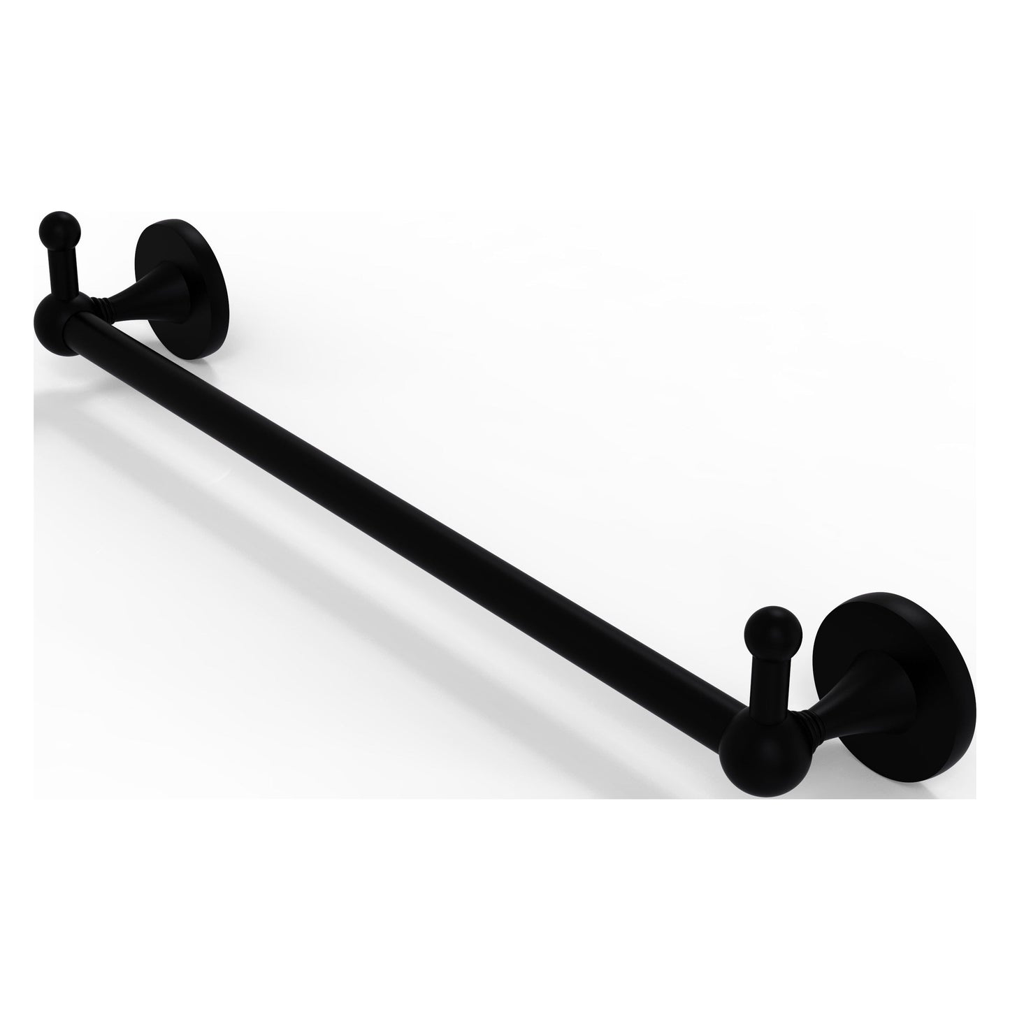 Allied Brass SL-41-24-PEG-BKM Shadwell 24" Matte Black Towel Bar