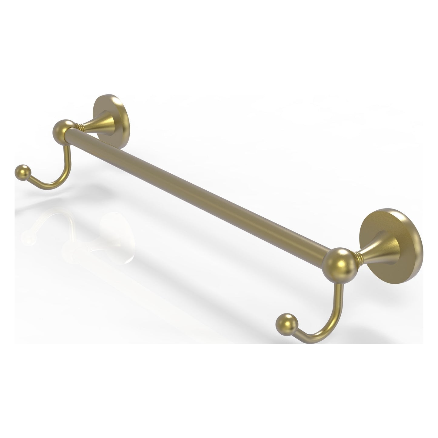 Allied Brass SL-41-36-HK-SBR Shadwell 36" Satin Brass Towel Bar