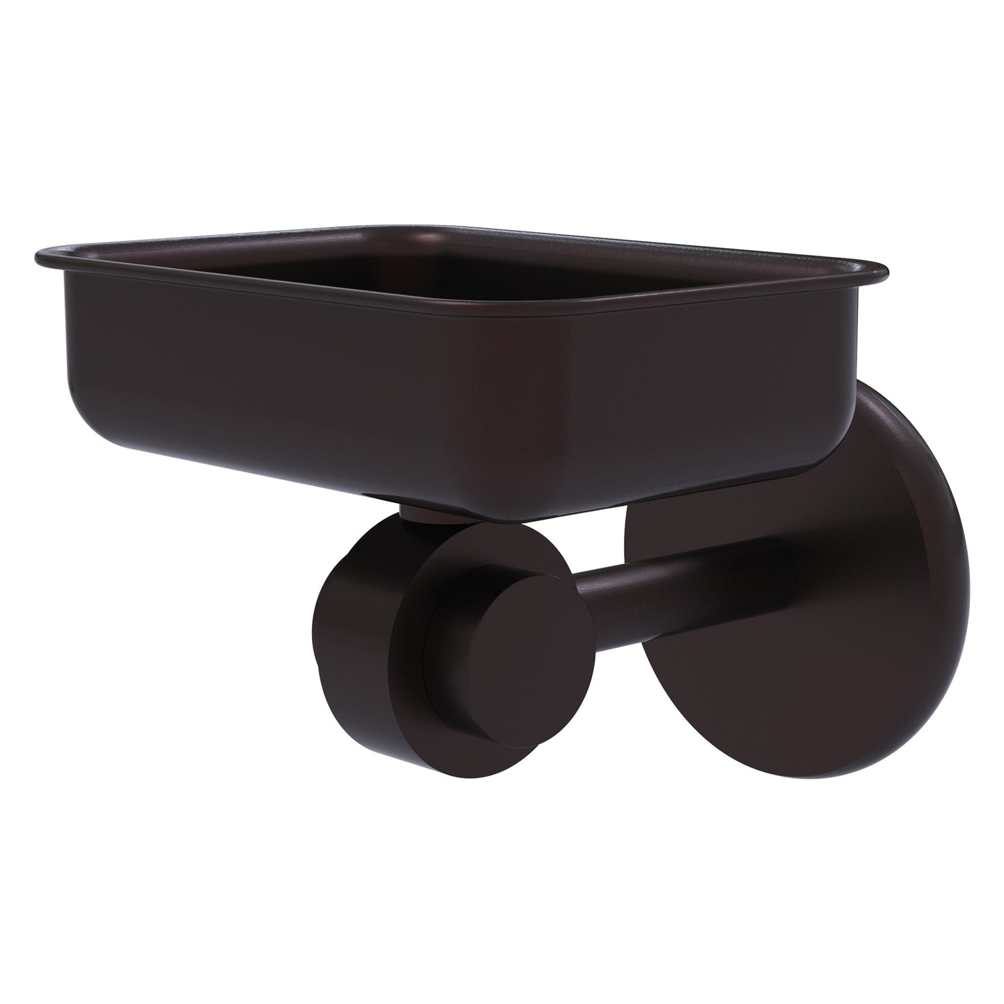 Allied Brass Satellite Orbit Two 4.5" x 3.5" Antique Bronze Solid Brass Wall-Mounted Soap Dish