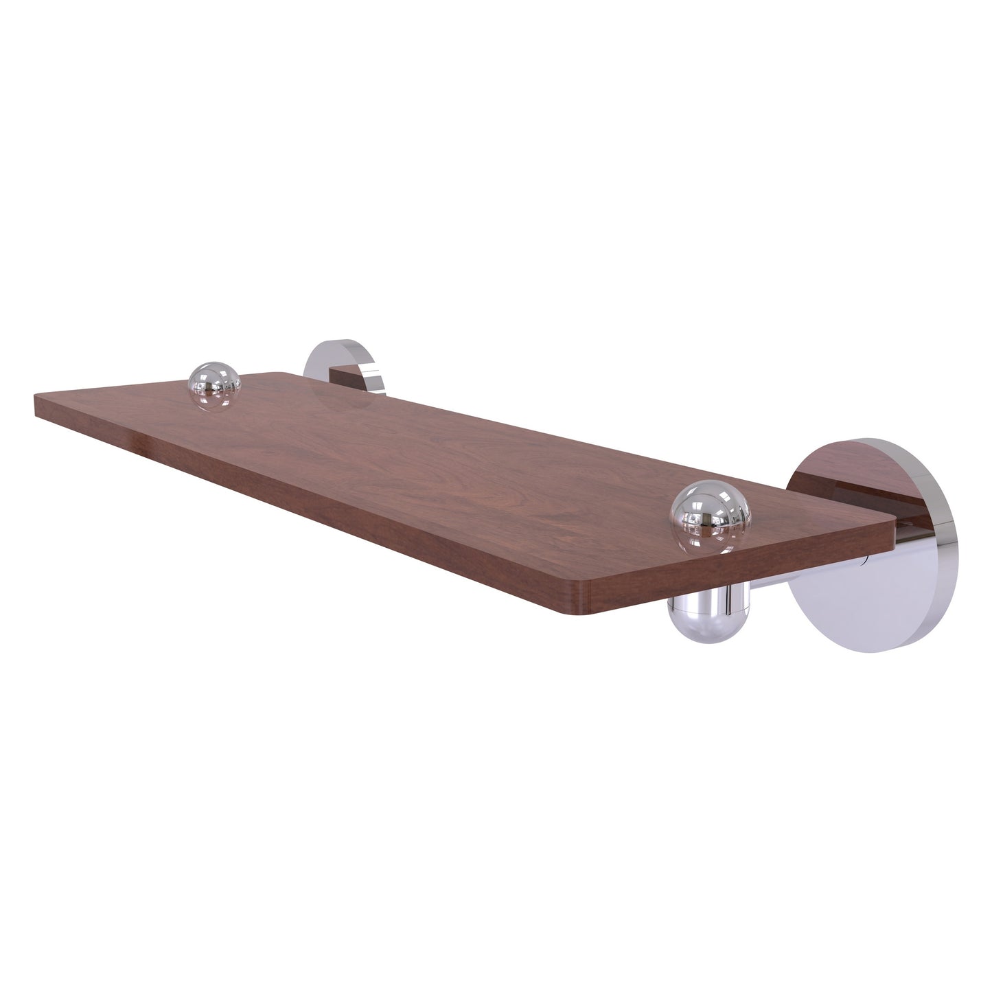 Allied Brass TA-1-16-IRW-PC Tango 16" Polished Chrome Ironwood Shelf