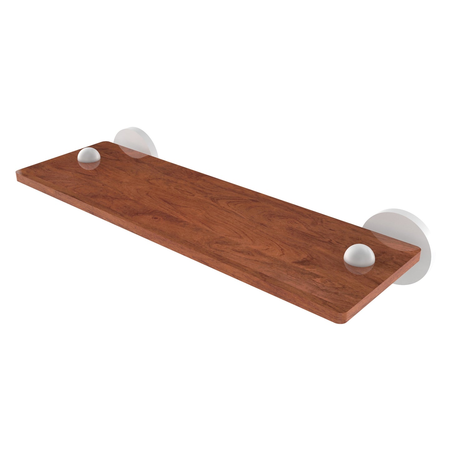 Allied Brass TA-1-16-IRW-WHM Tango 16" Matte White Ironwood Shelf