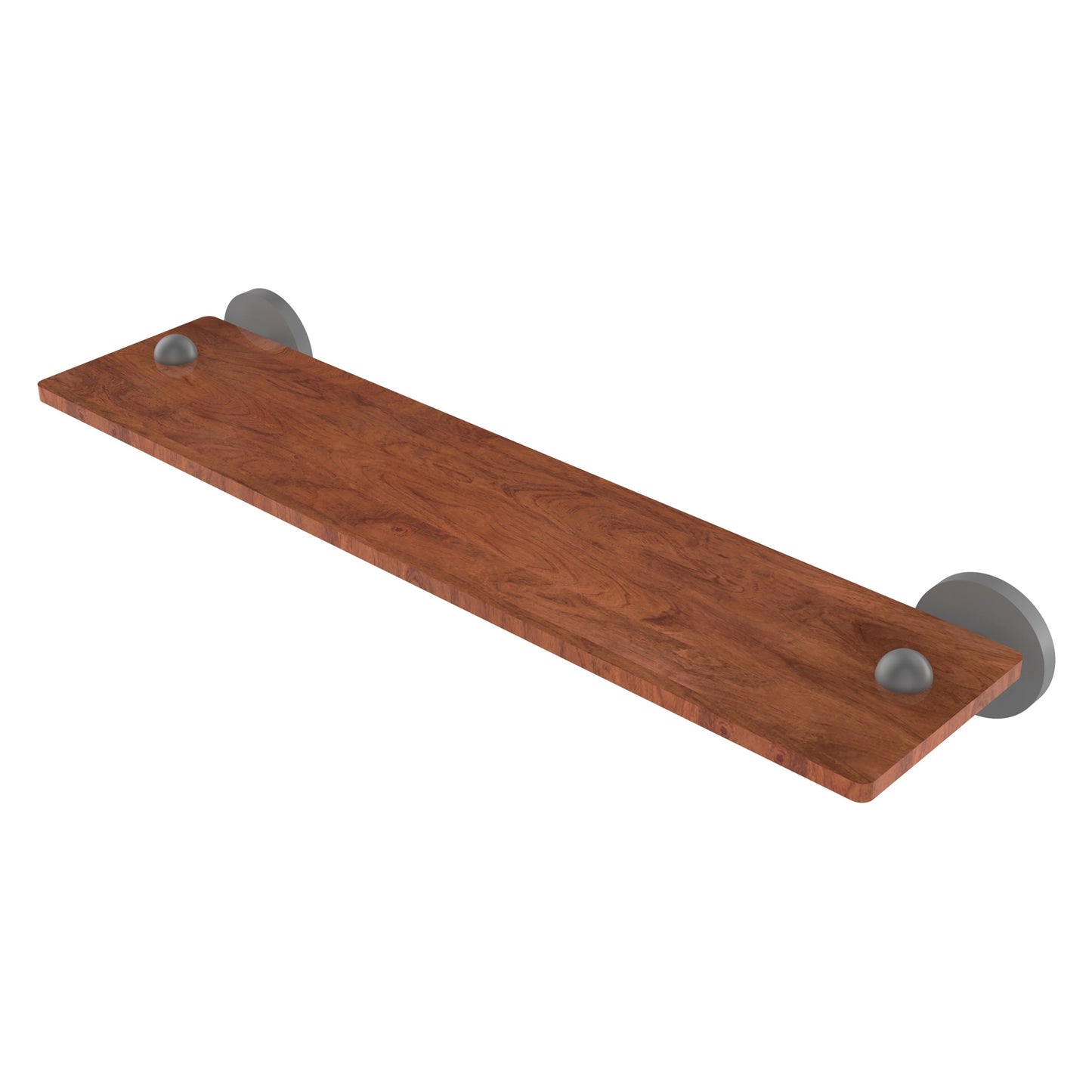 Allied Brass TA-1-22-IRW-GYM Tango 22" Matte Gray Ironwood Shelf