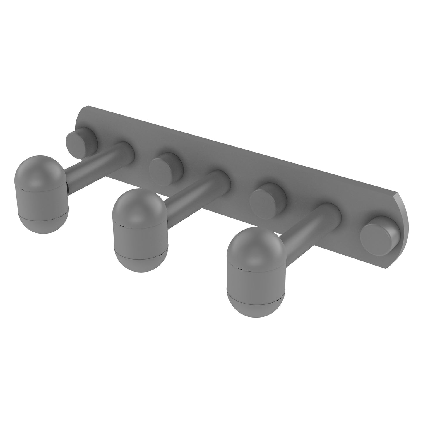 Allied Brass TA-20-3-GYM Tango 3-Position Matte Gray Multi Hooks