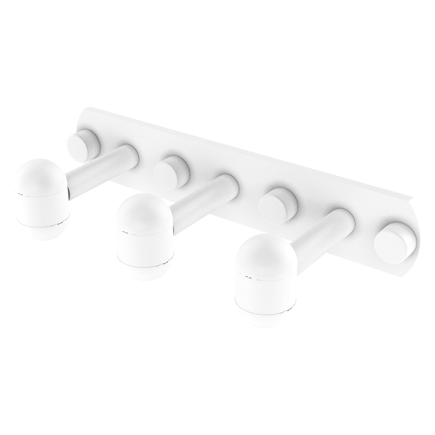 Allied Brass TA-20-3-WHM Tango 3-Position Matte White Multi Hooks