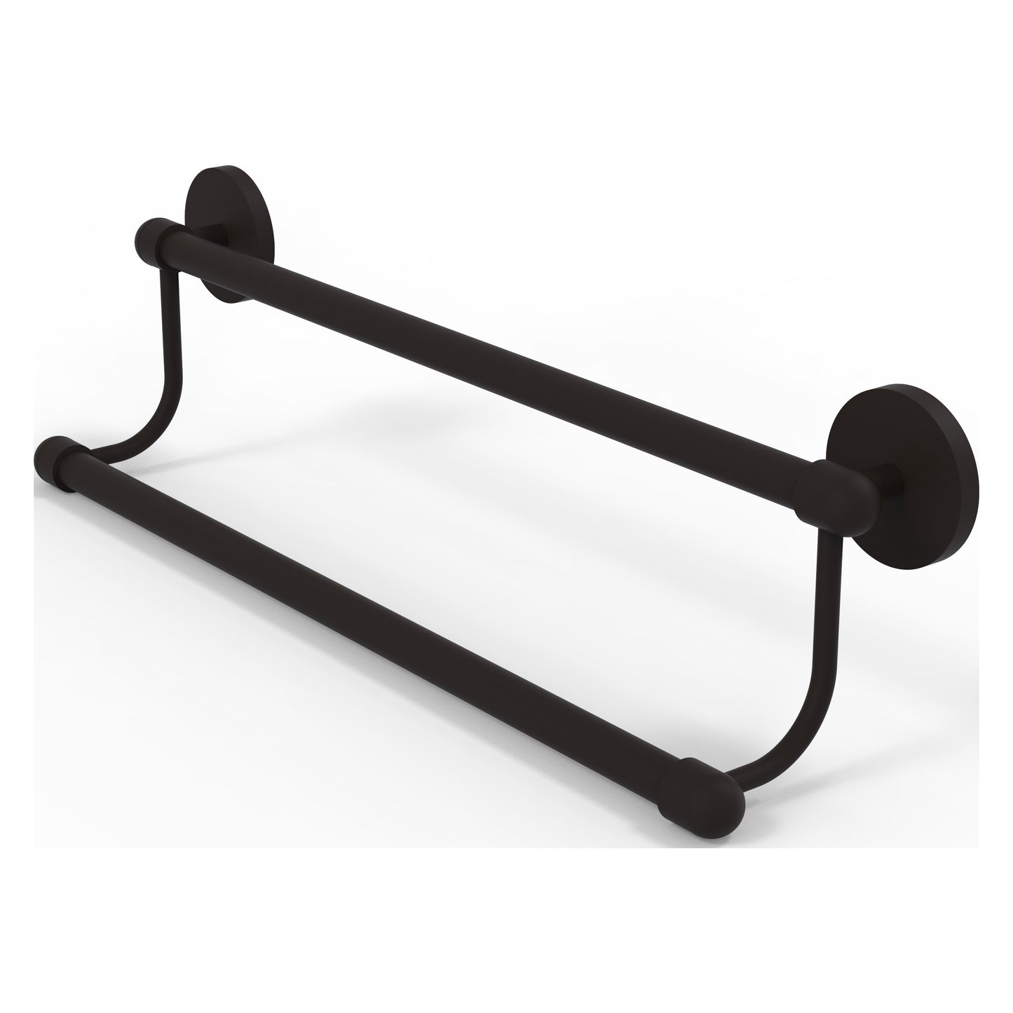 Allied Brass TA-72/24-ORB Tango 24" Oil Rubbed Bronze Double Towel Bar