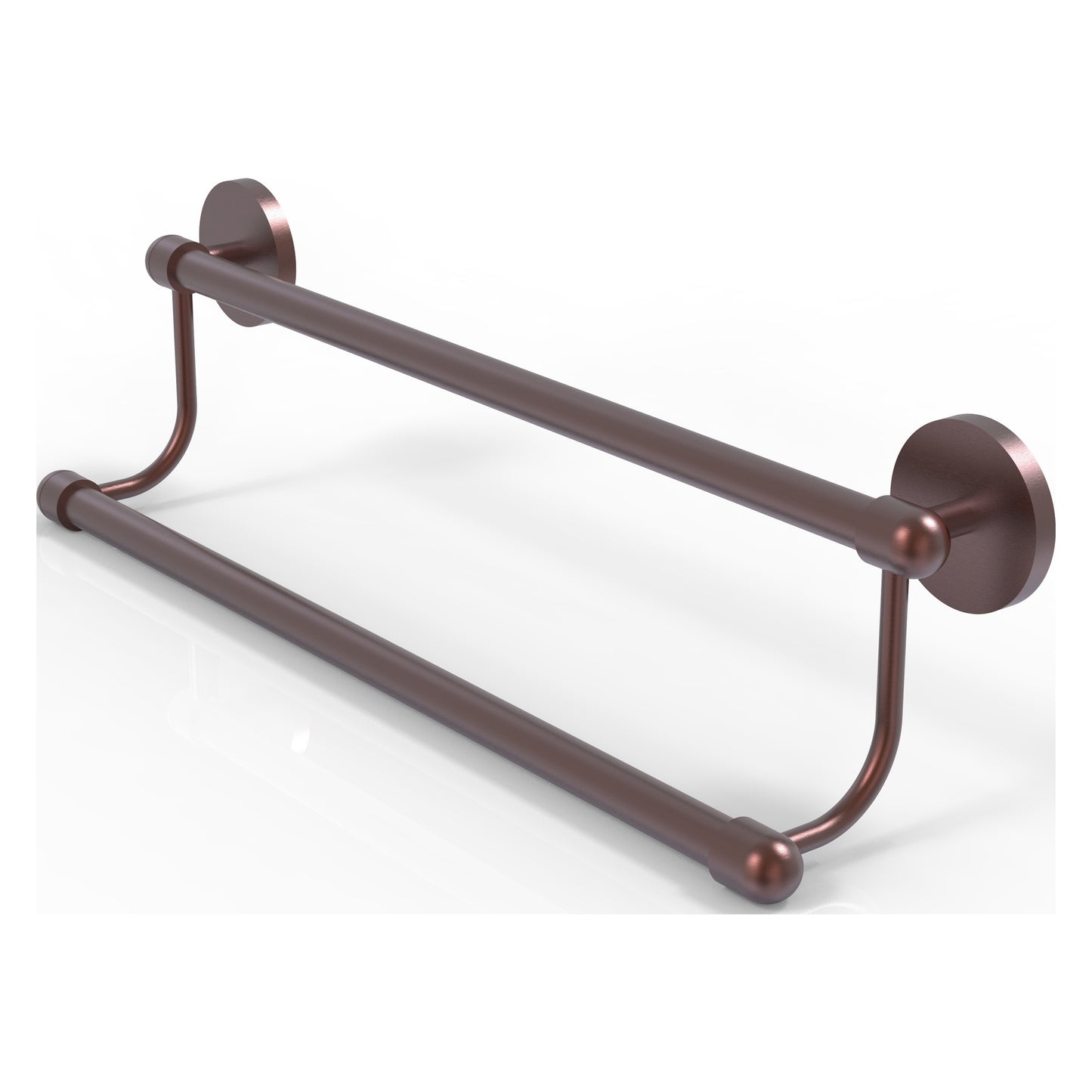Allied Brass TA-72/30-CA Tango 30" Antique Copper Double Towel Bar