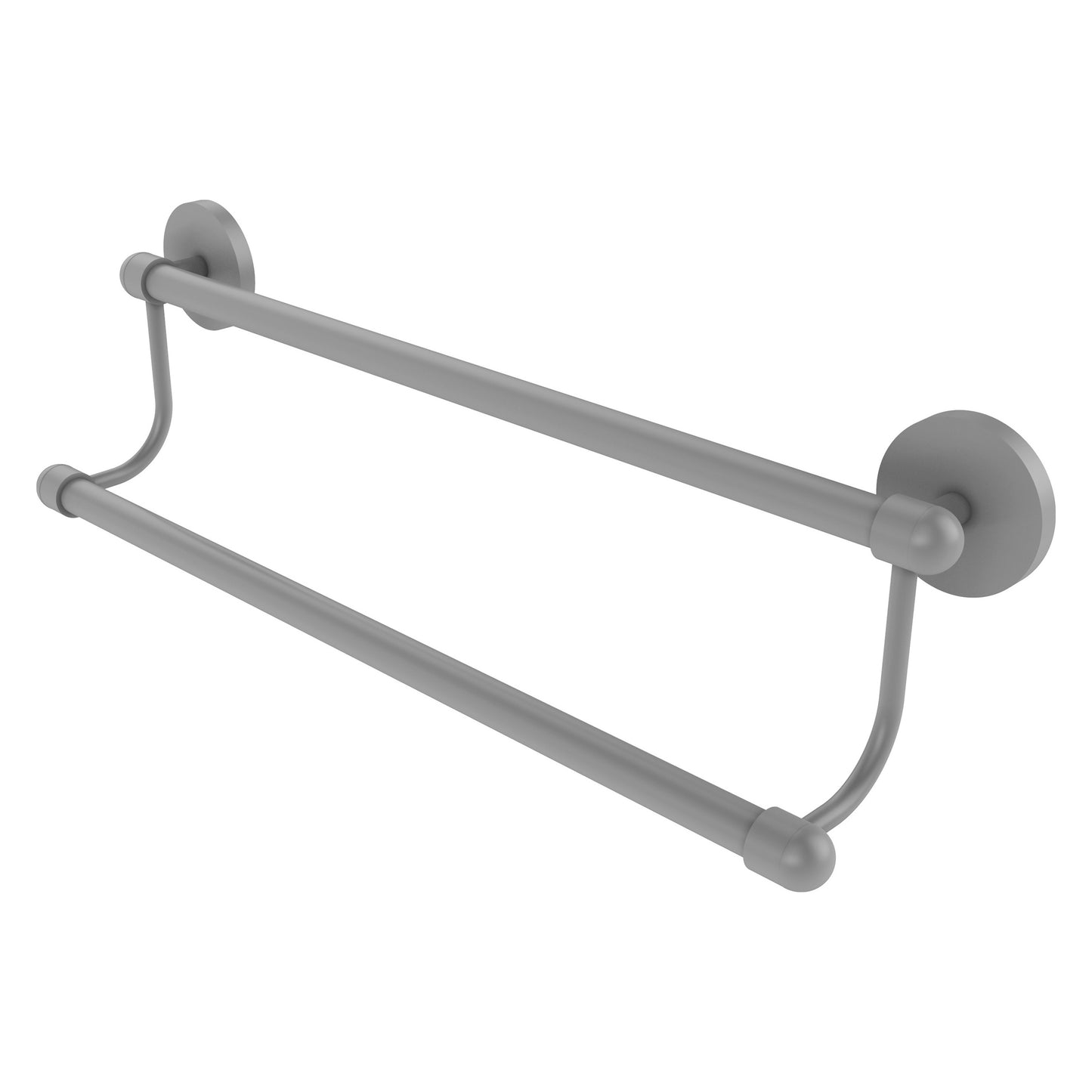 Allied Brass TA-72/30-GYM Tango 30" Matte Gray Double Towel Bar