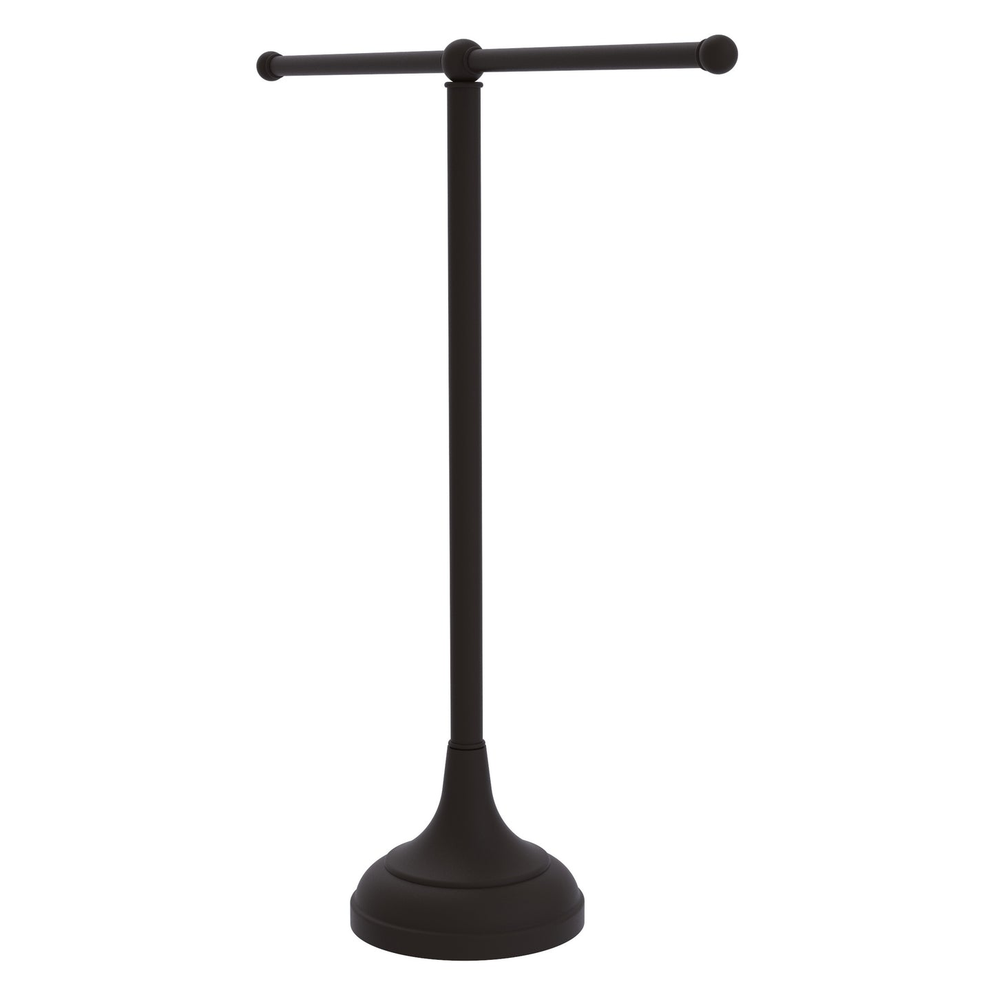 Allied Brass TB-10-ORB 2-Arm Oil Rubbed Bronze Freestanding Vanity Top Guest Towel Holder