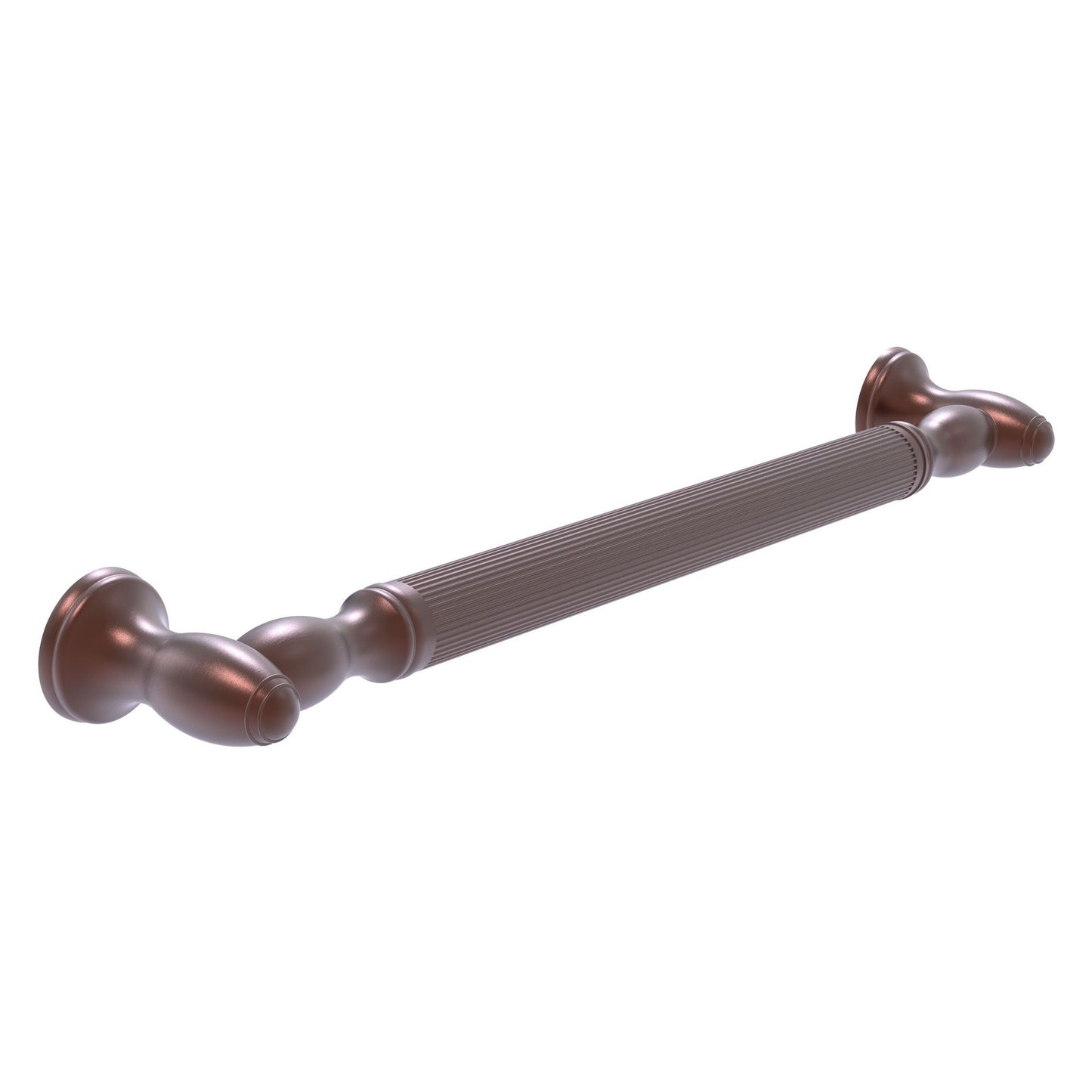 Allied Brass TD-GRR-36-CA 36" Antique Copper Reeded Grab Bar