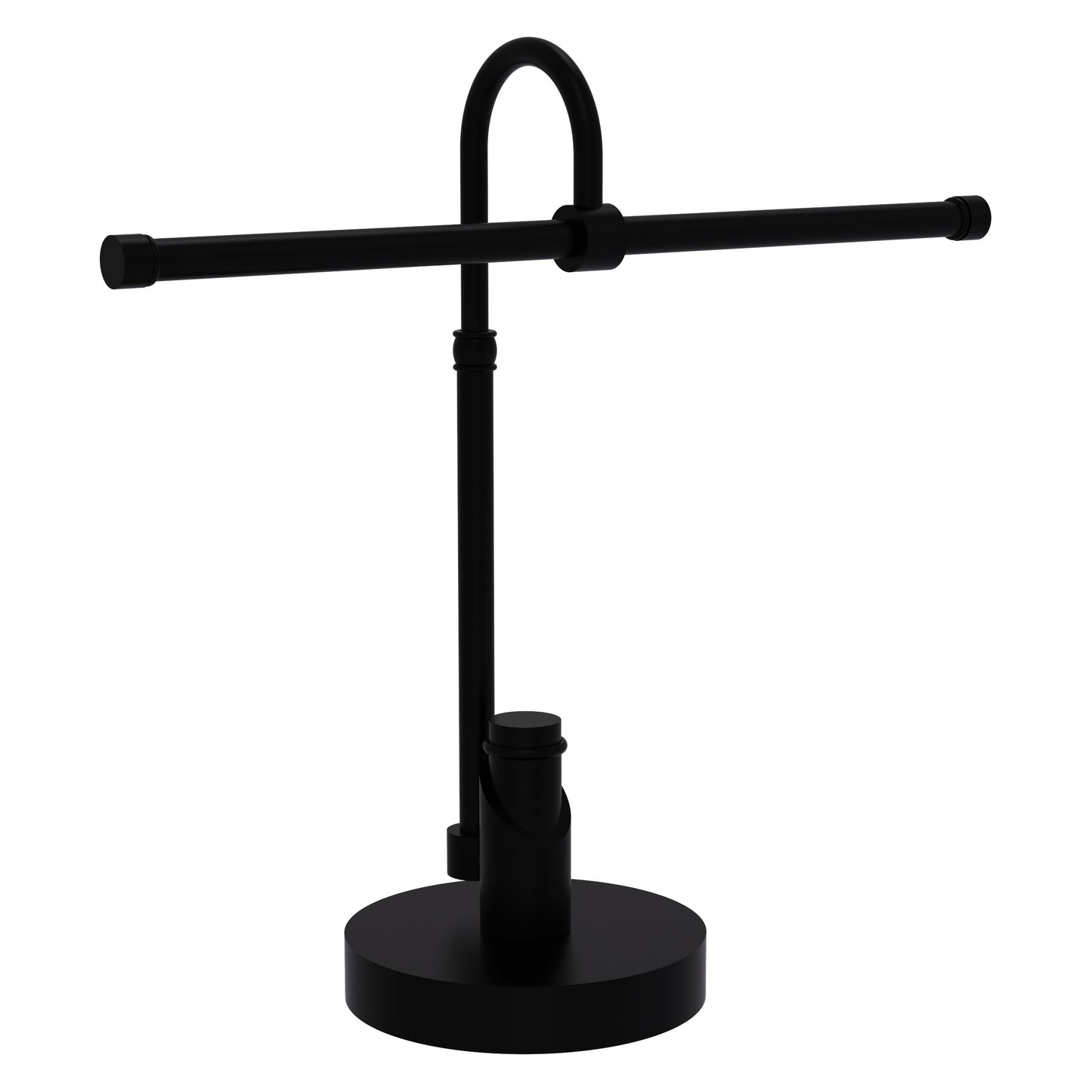 Allied Brass TR-52-BKM Tribecca 2-Arm Matte Black Guest Towel Holder