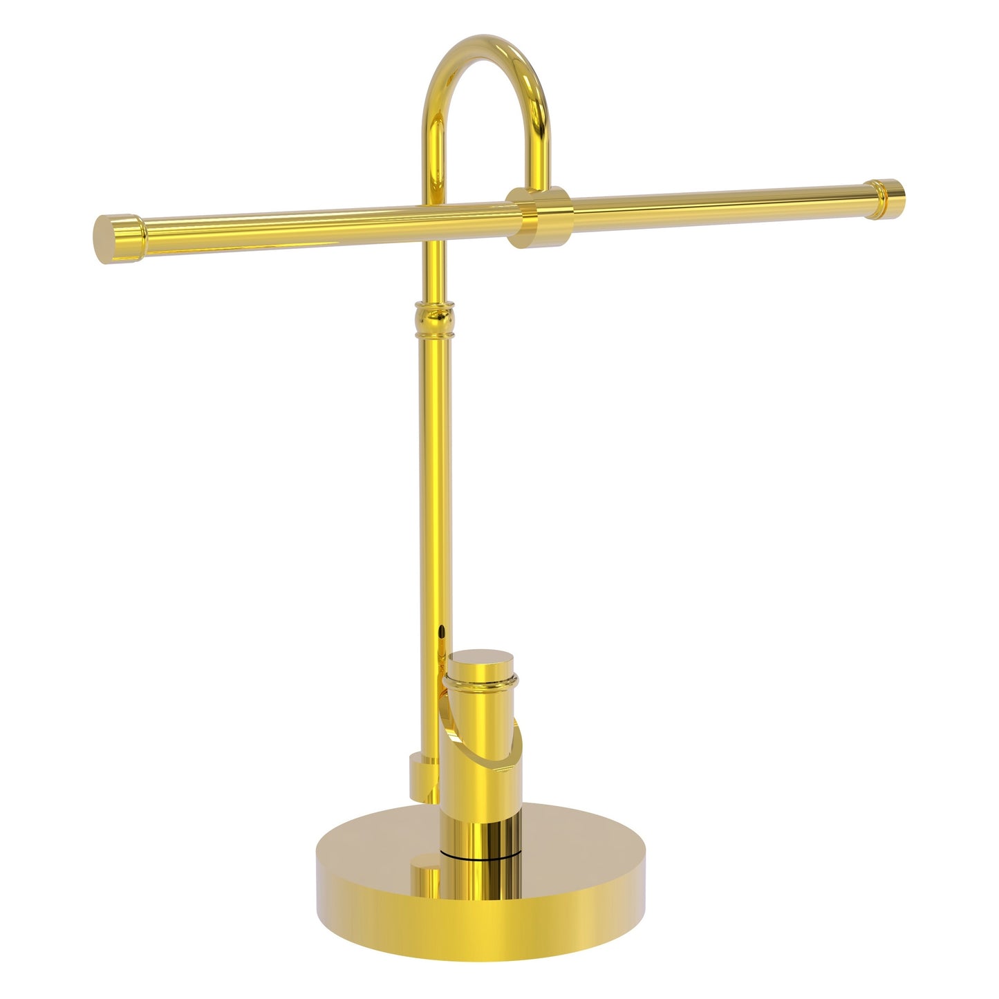 Allied Brass TR-52-PB Tribecca 2-Arm Polished Brass Guest Towel Holder