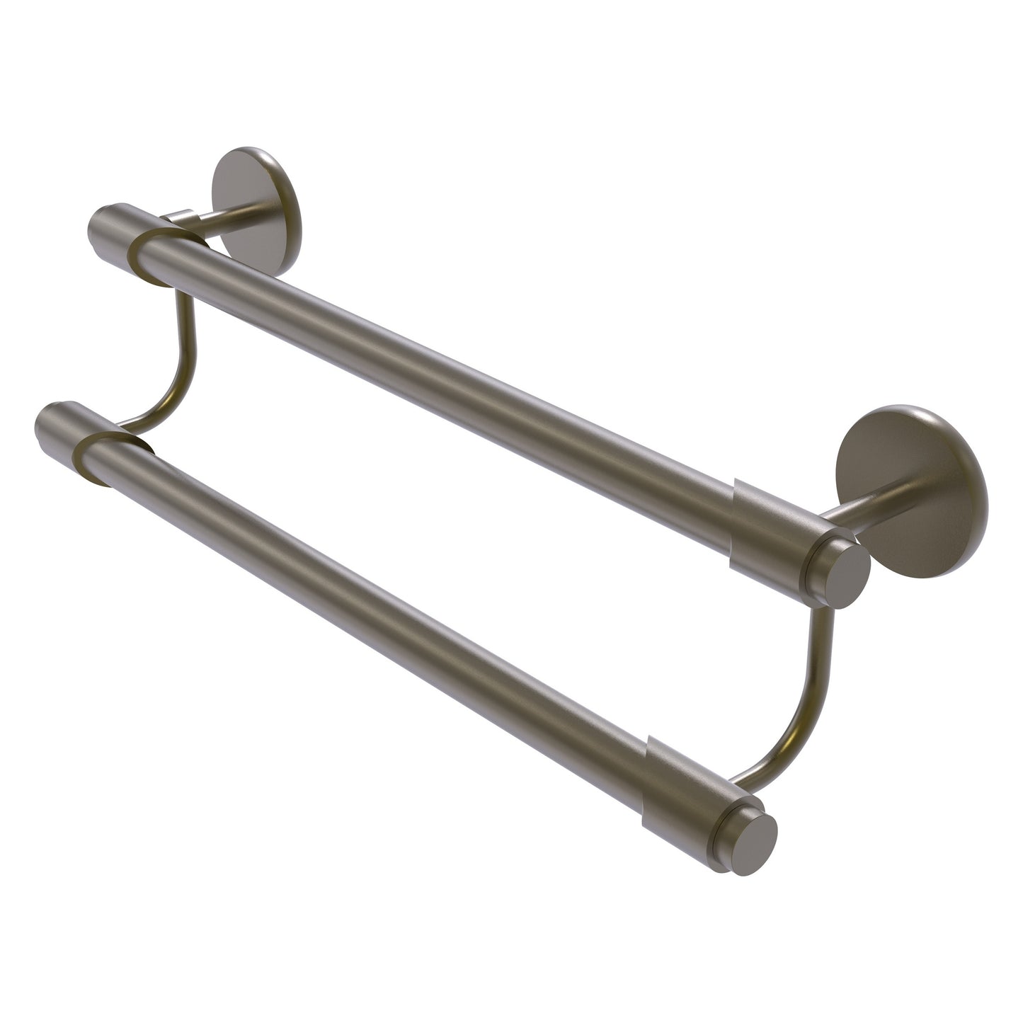 Allied Brass TR-72/18-ABR Tribecca 18" Antique Brass Double Towel Bar