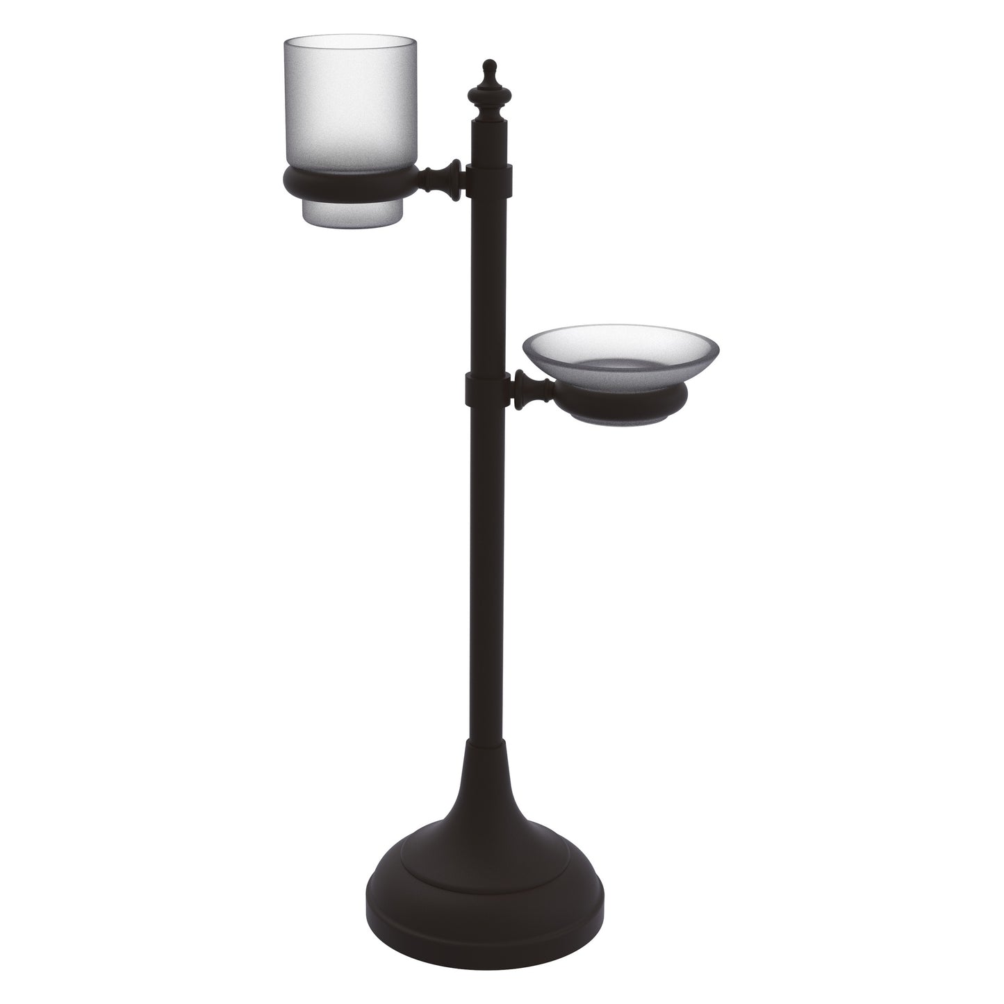 Allied Brass TS-23-ORB Oil Rubbed Bronze Vanity Top Multi-Accessory Ring Stand