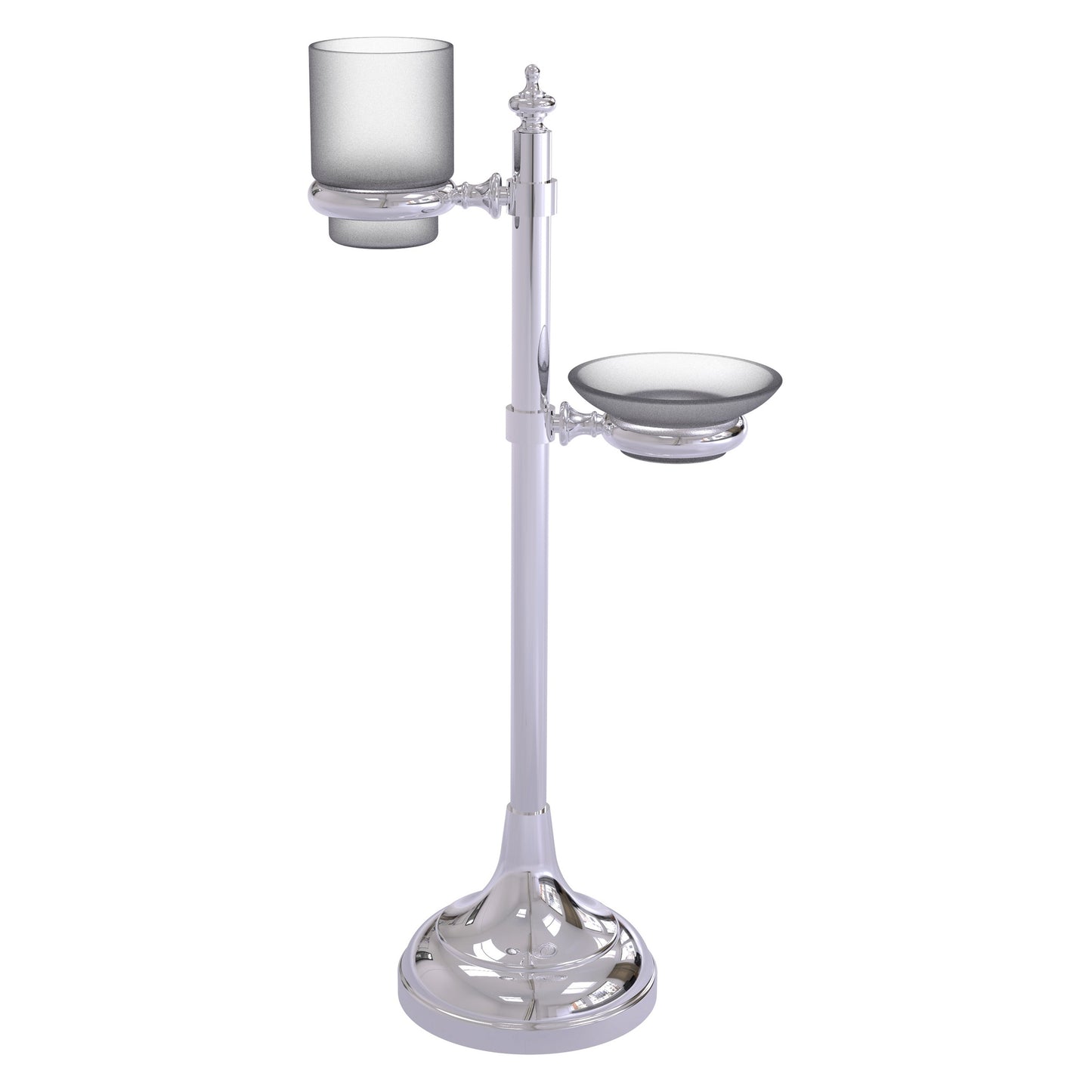 Allied Brass TS-23-PC Polished Chrome Vanity Top Multi-Accessory Ring Stand