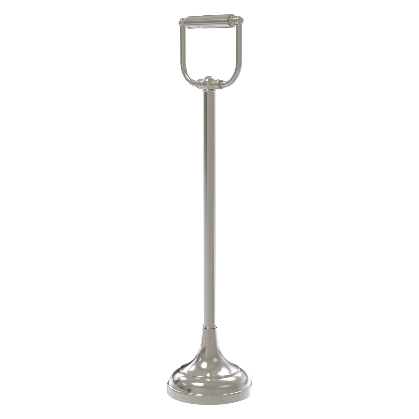 Allied Brass TS-24-SN Satin Nickel Freestanding Toilet Tissue Holder