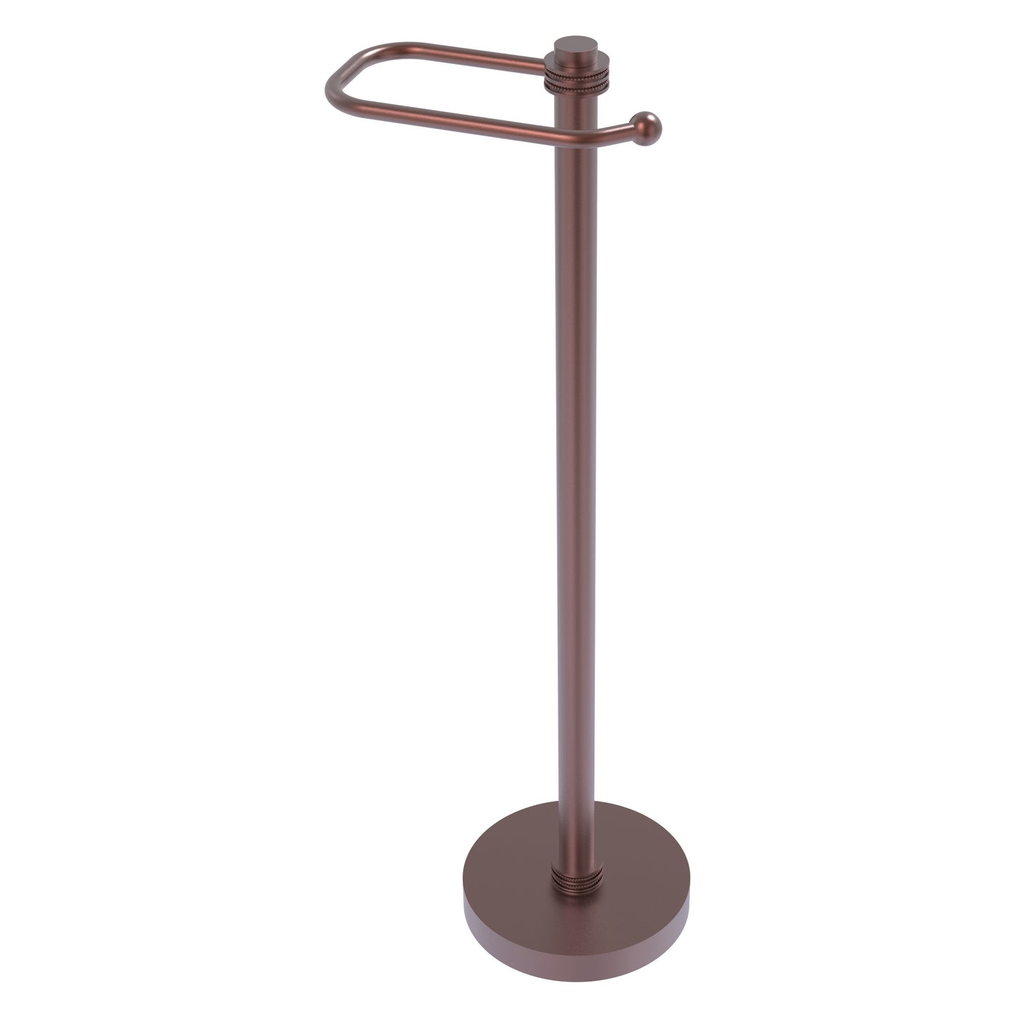 Allied Brass TS-25ED-CA Antique Copper European Style Freestanding Toilet Tissue Holder