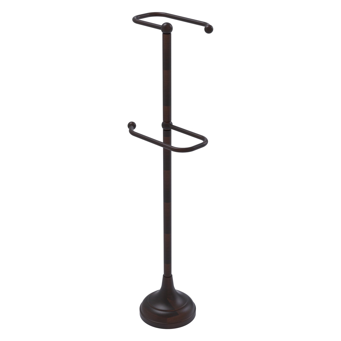 Allied Brass TS-29-VB 2-Roll Venetian Bronze Freestanding Toilet Tissue Holder