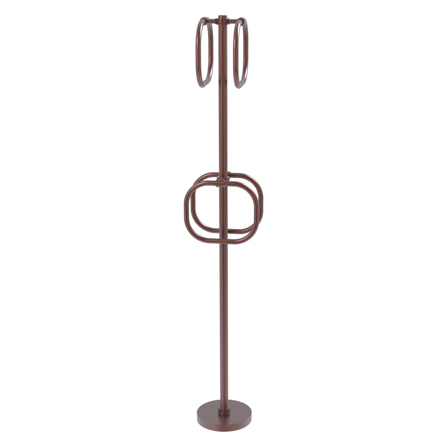 Allied Brass TS-40D-CA Antique Copper Freestanding Towel Holder