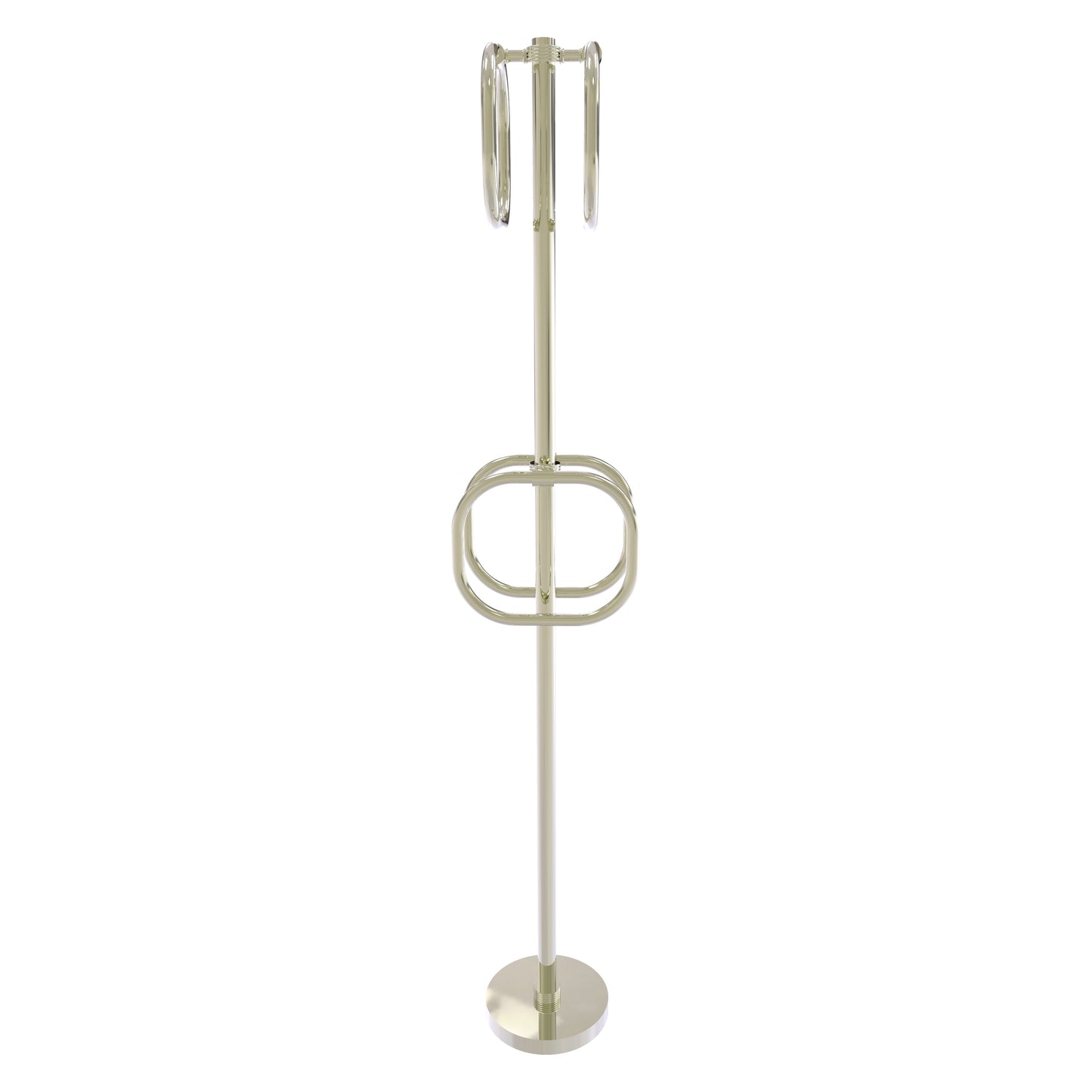 Allied Brass TS-40G-PNI Polished Nickel Freestanding Towel Holder