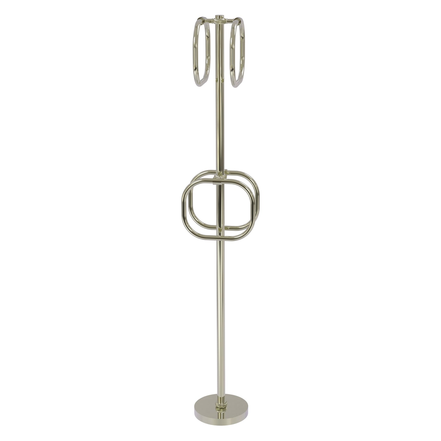 Allied Brass TS-40T-PNI Polished Nickel Freestanding Towel Holder