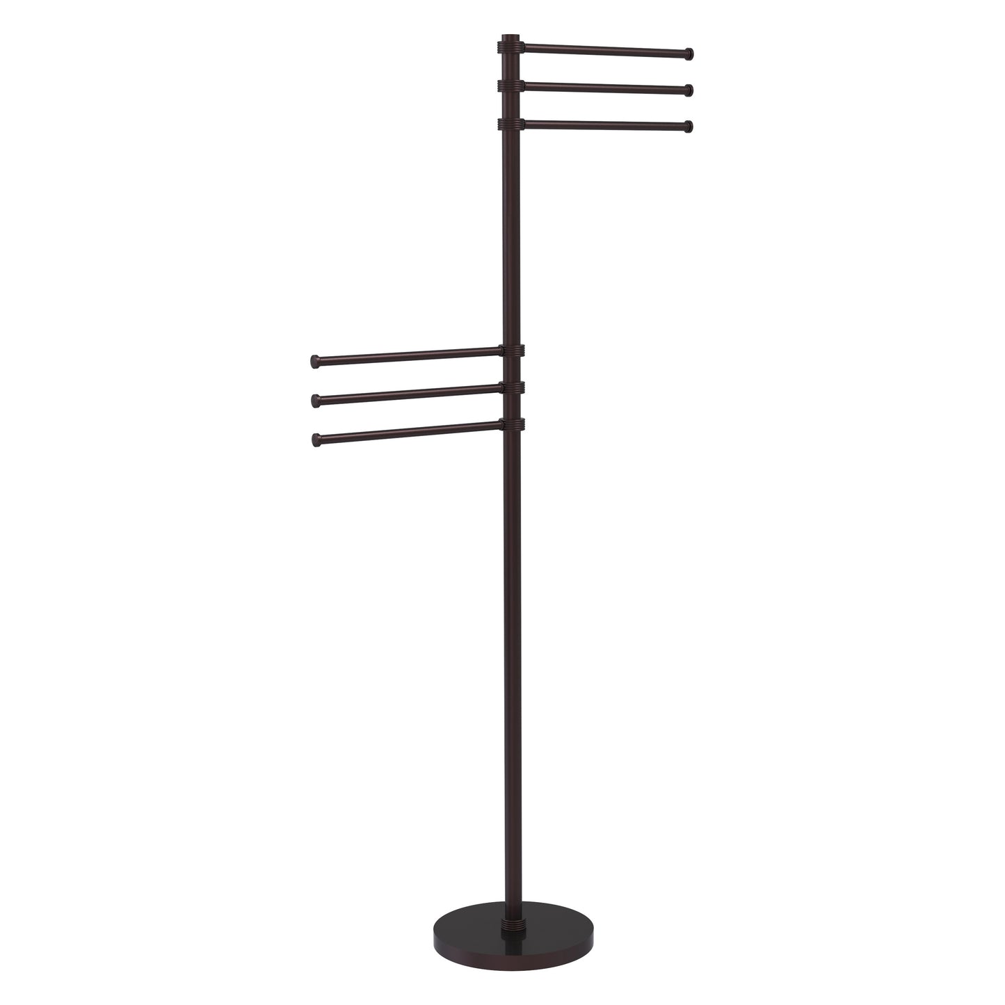 Allied Brass TS-50G-ABZ Antique Bronze Towel Holder Stand