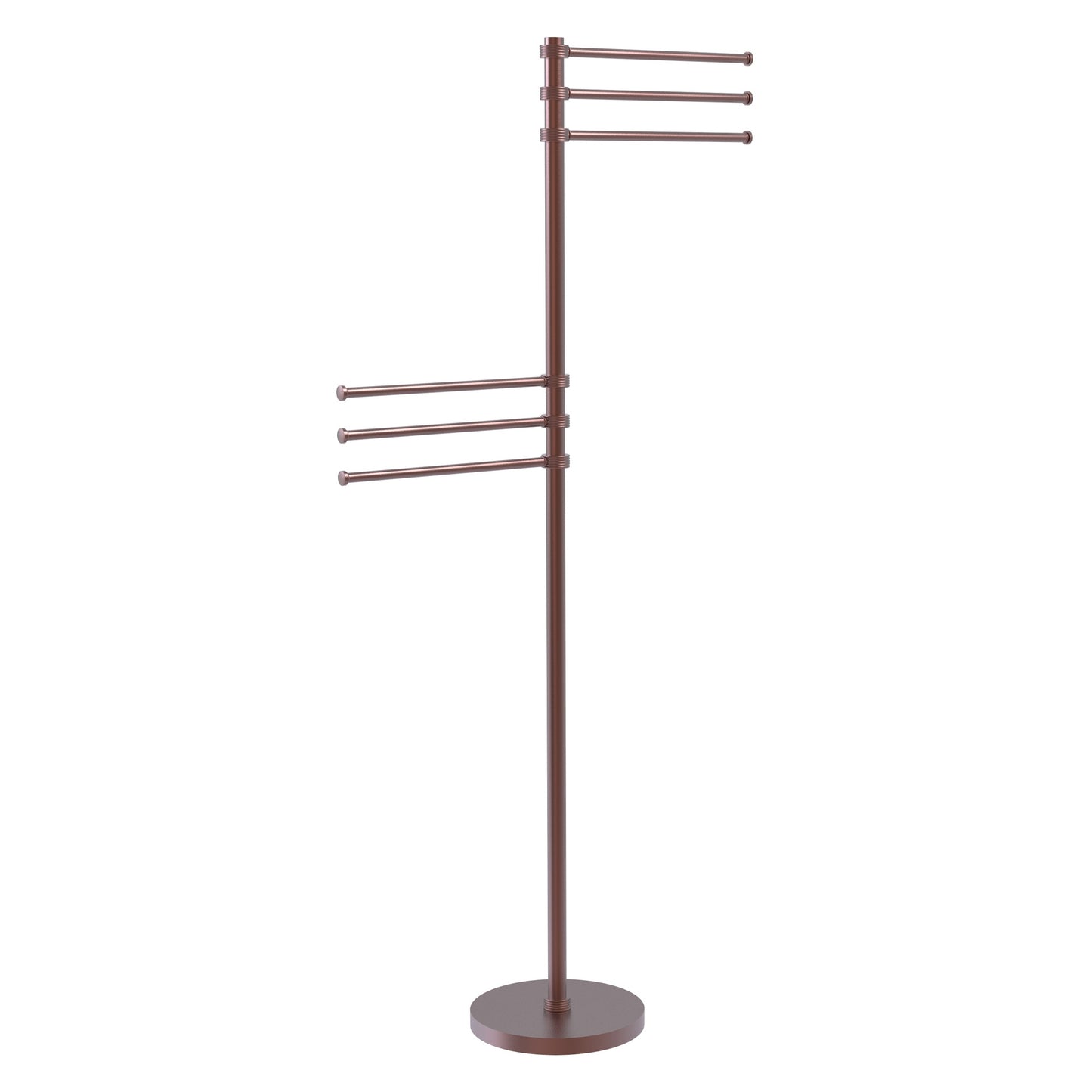 Allied Brass TS-50G-CA Antique Copper Towel Holder Stand