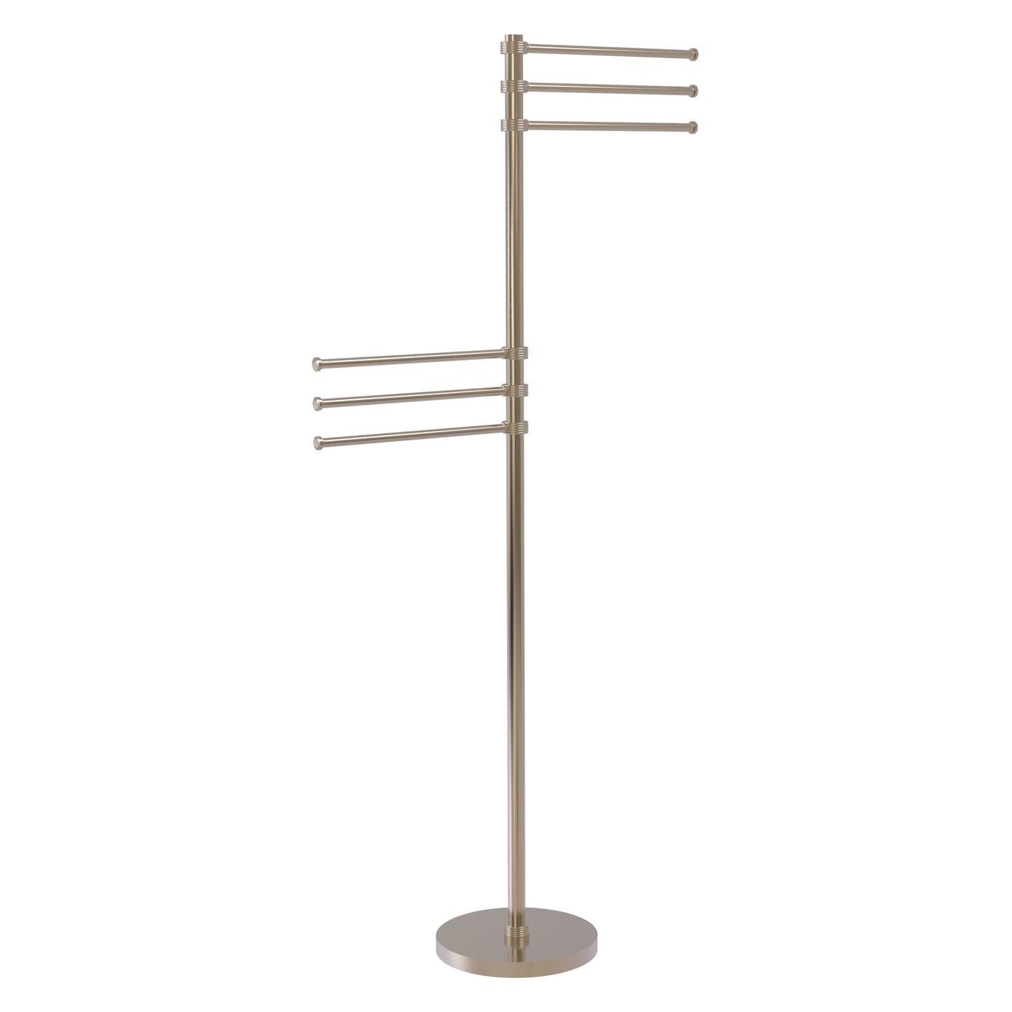 Allied Brass TS-50G-PEW Antique Pewter Towel Holder Stand