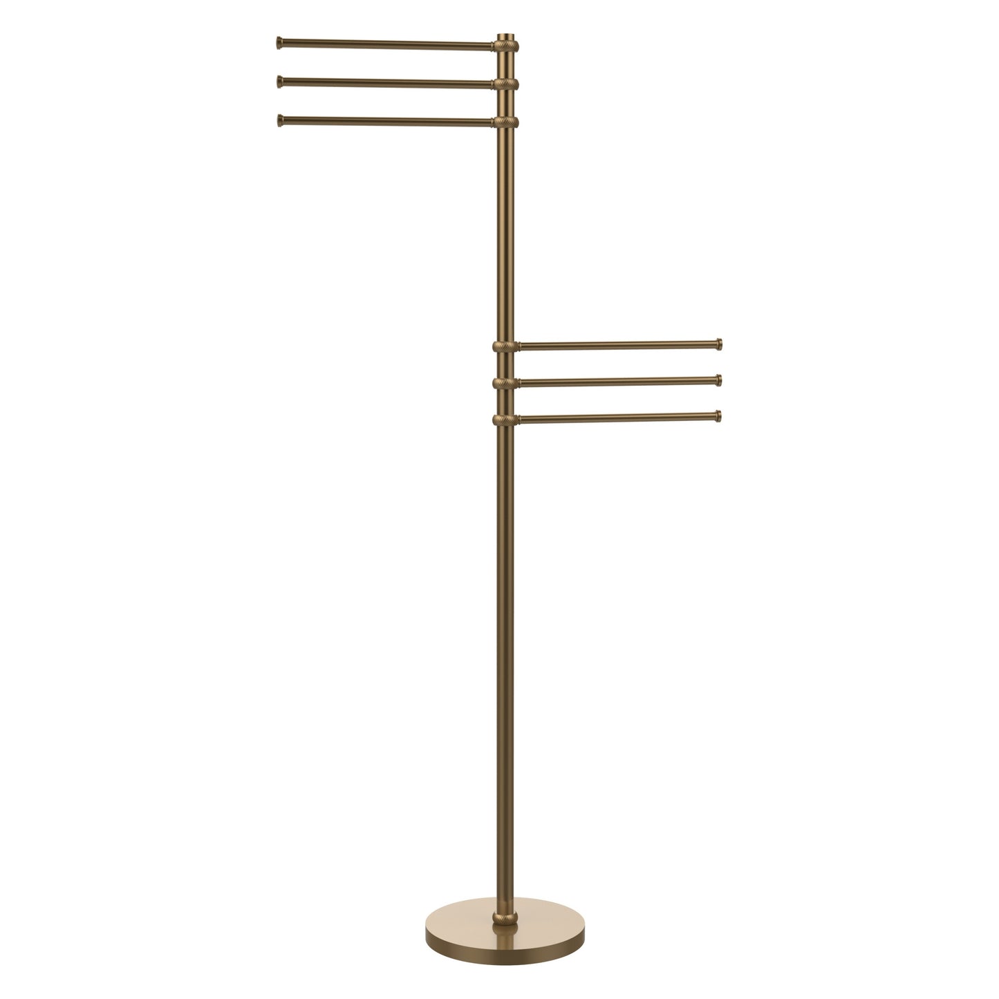 Allied Brass TS-50T-BBR Brushed Bronze Towel Holder Stand