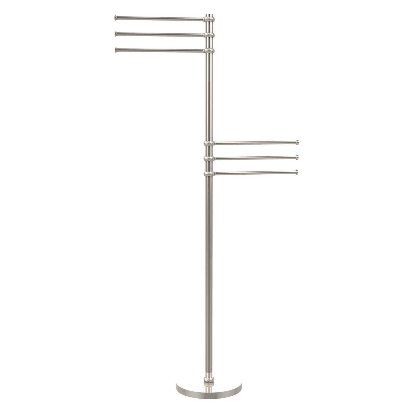 Allied Brass TS-50T-PNI Polished Nickel Towel Holder Stand