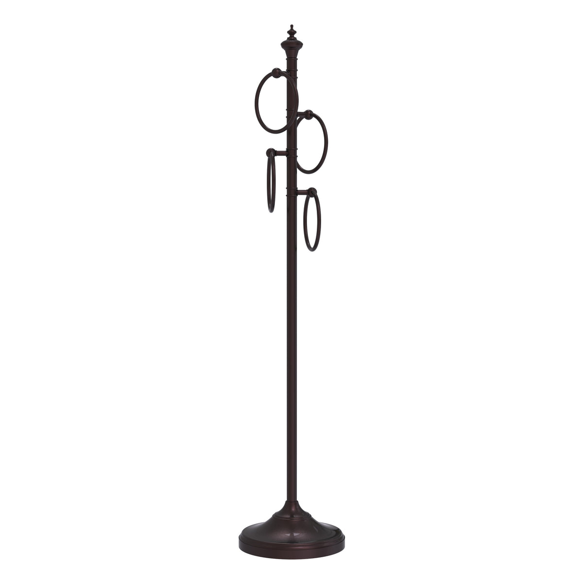 Allied Brass TS-D1-ABZ Antique Bronze Towel Holder Stand