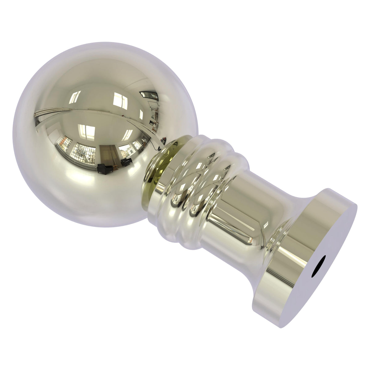 Allied Brass W-1-PNI 1" Polished Nickel Cabinet Knob