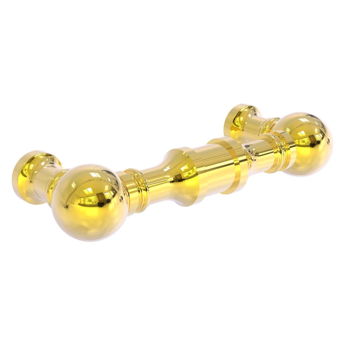 Allied Brass W-3/3-PB 3" Polished Brass Cabinet Pull