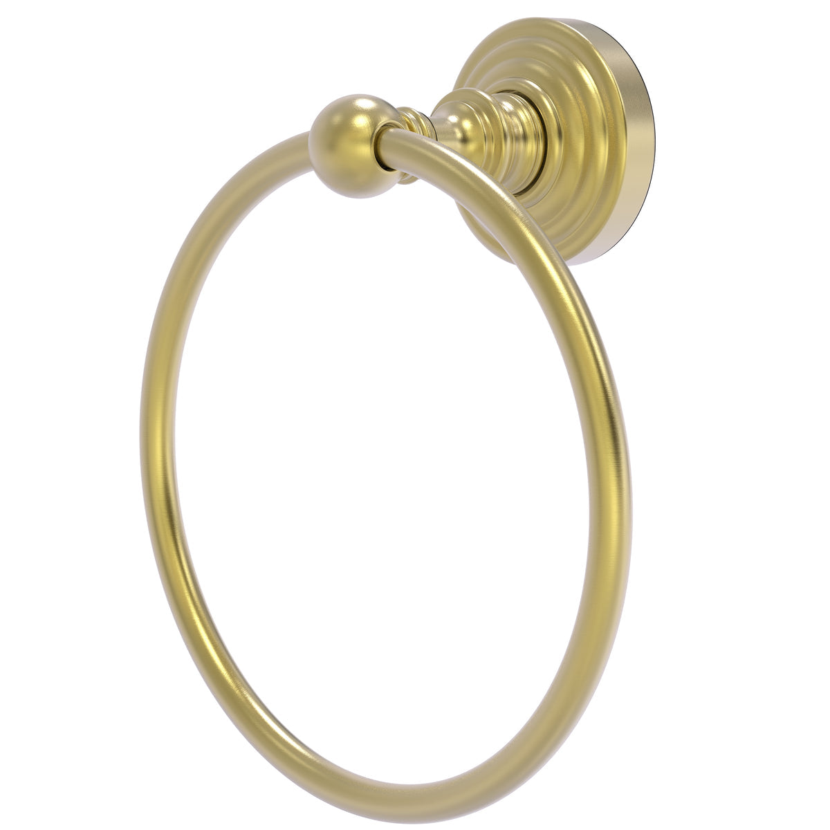 Allied Brass WP-16-SBR Waverly Place 6" Satin Brass Towel Ring