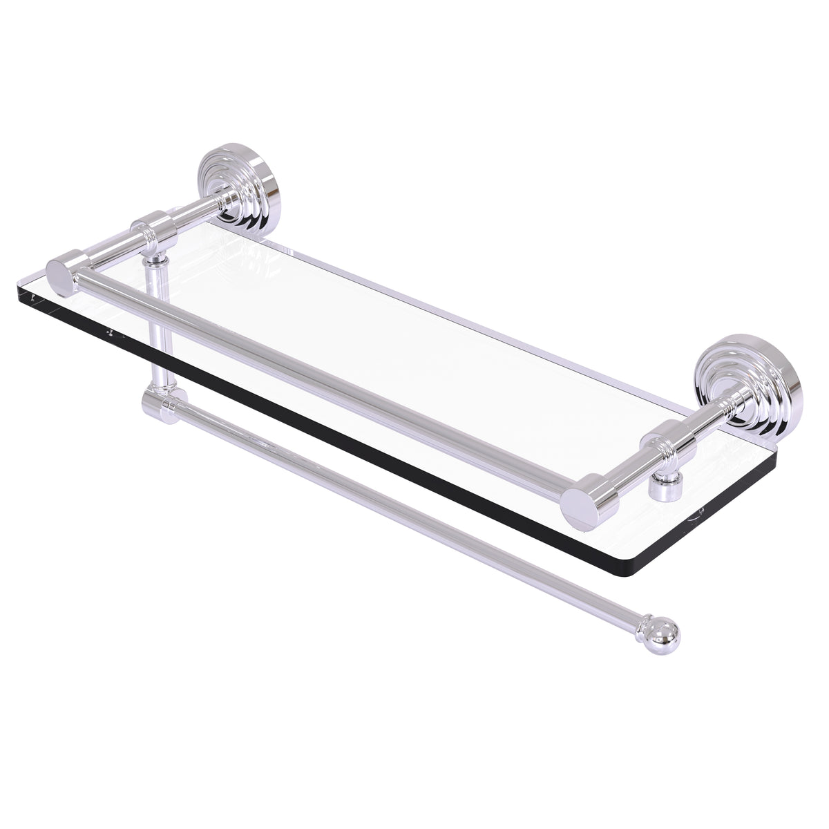 Allied Brass WP-1PT/16-GAL-PC Waverly Place 16" Polished Chrome Paper Towel Holder