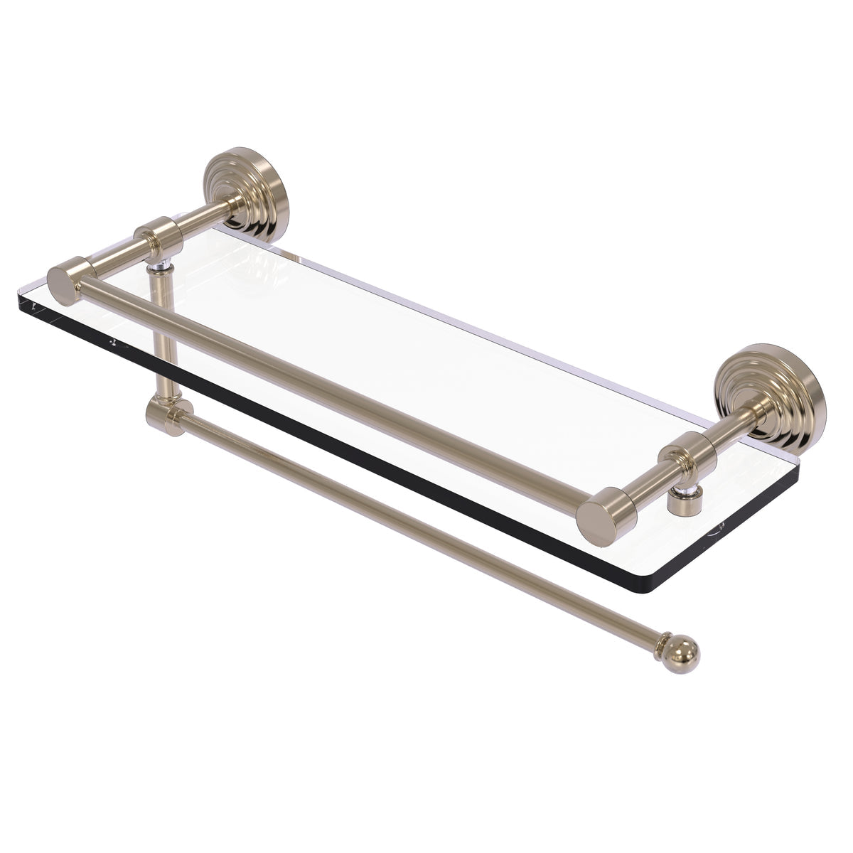 Allied Brass WP-1PT/16-GAL-PEW Waverly Place 16" Antique Pewter Paper Towel Holder