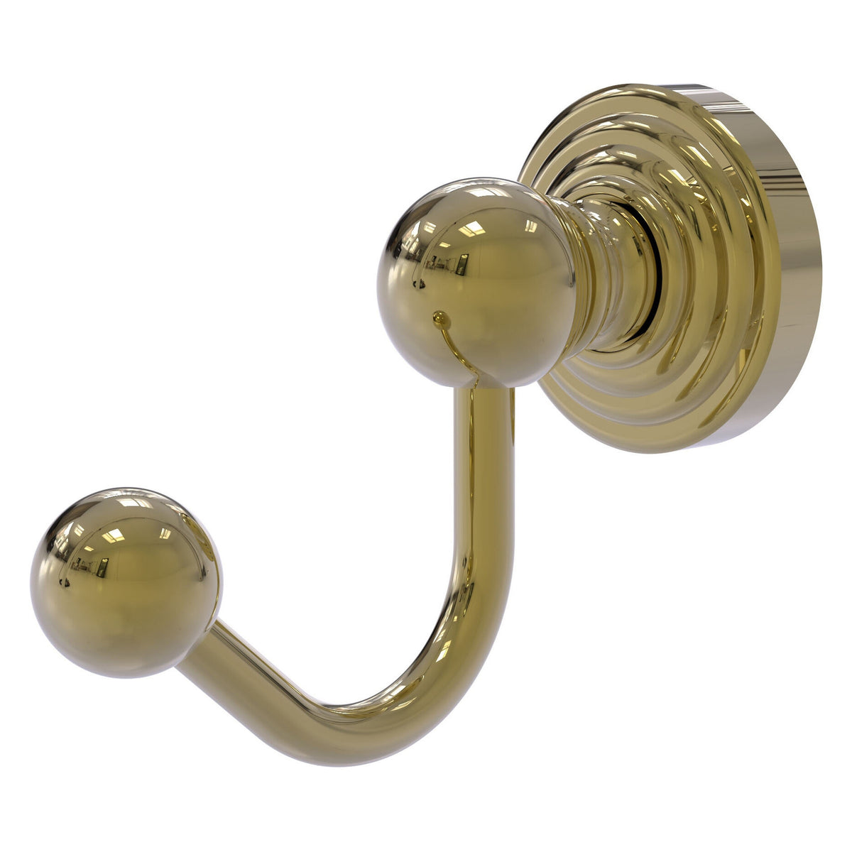 Allied Brass WP-20-UNL Waverly Place Unlacquered Brass Robe Hook