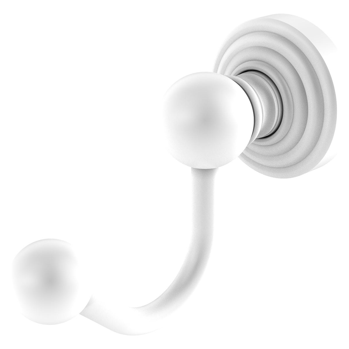 Allied Brass WP-20-WHM Waverly Place Matte White Robe Hook