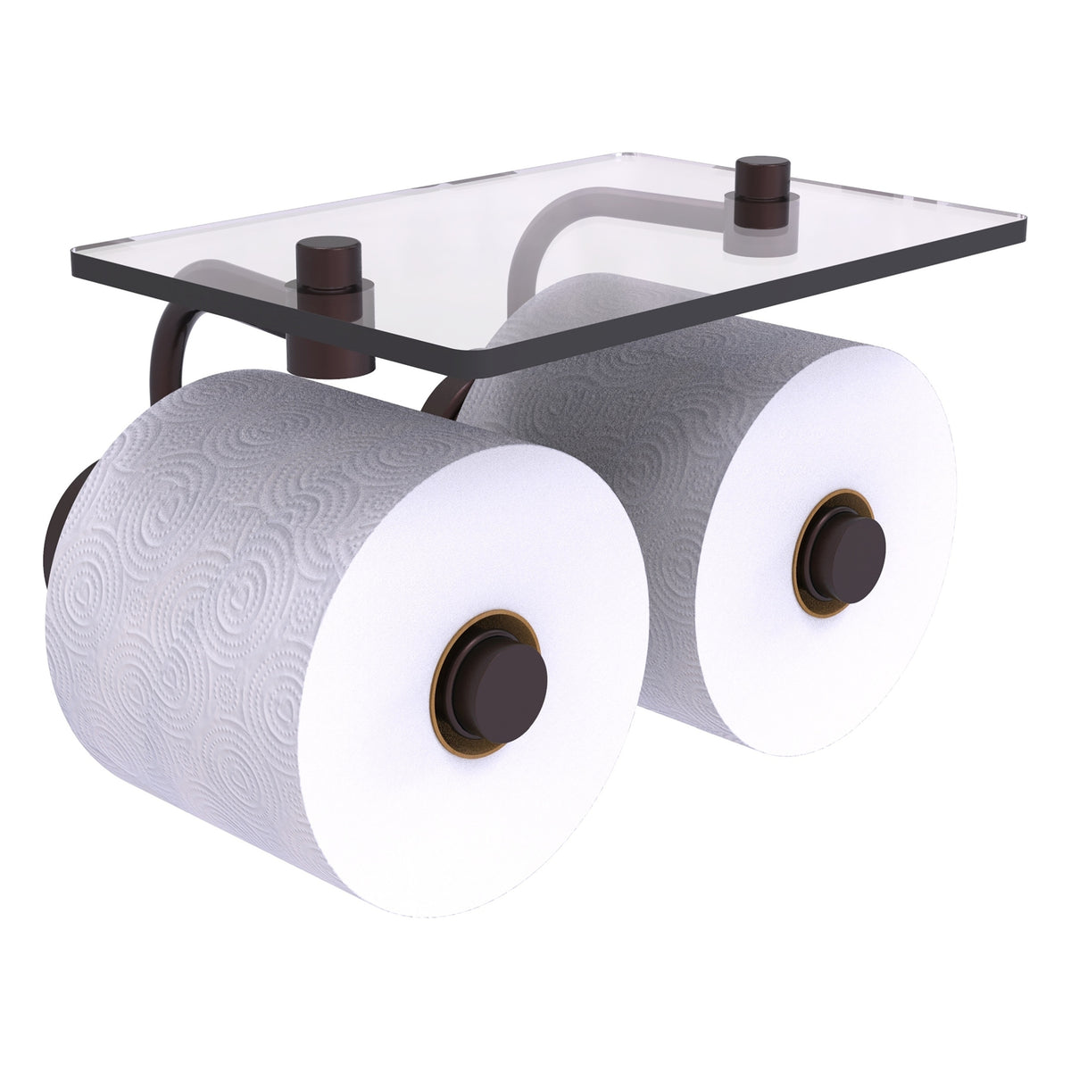 Allied Brass WP-24-2S-ABZ Waverly Place 2-Roll Antique Bronze Toilet Tissue Holder