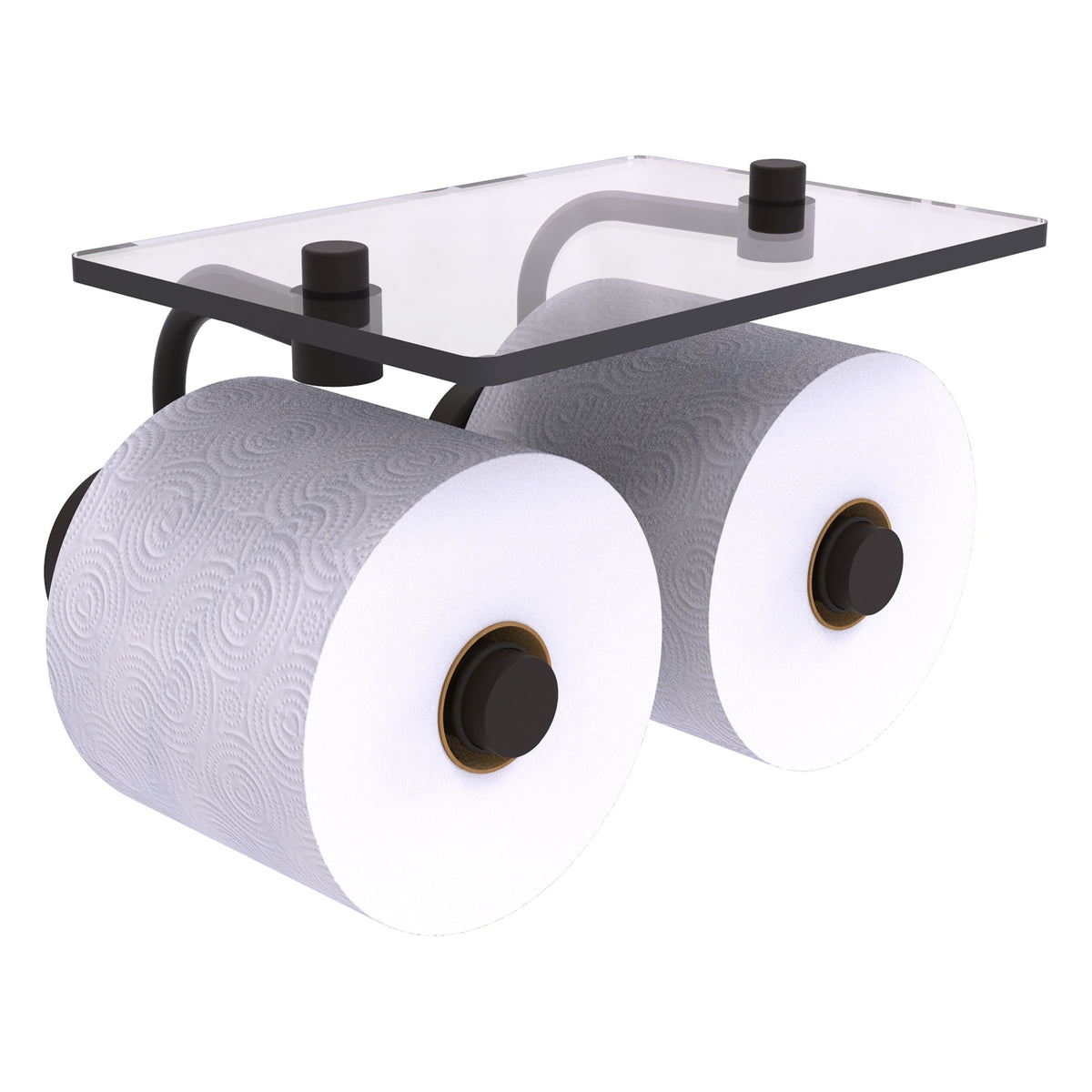 Allied Brass WP-24-2S-ORB Waverly Place 2-Roll Oil Rubbed Bronze Toilet Tissue Holder